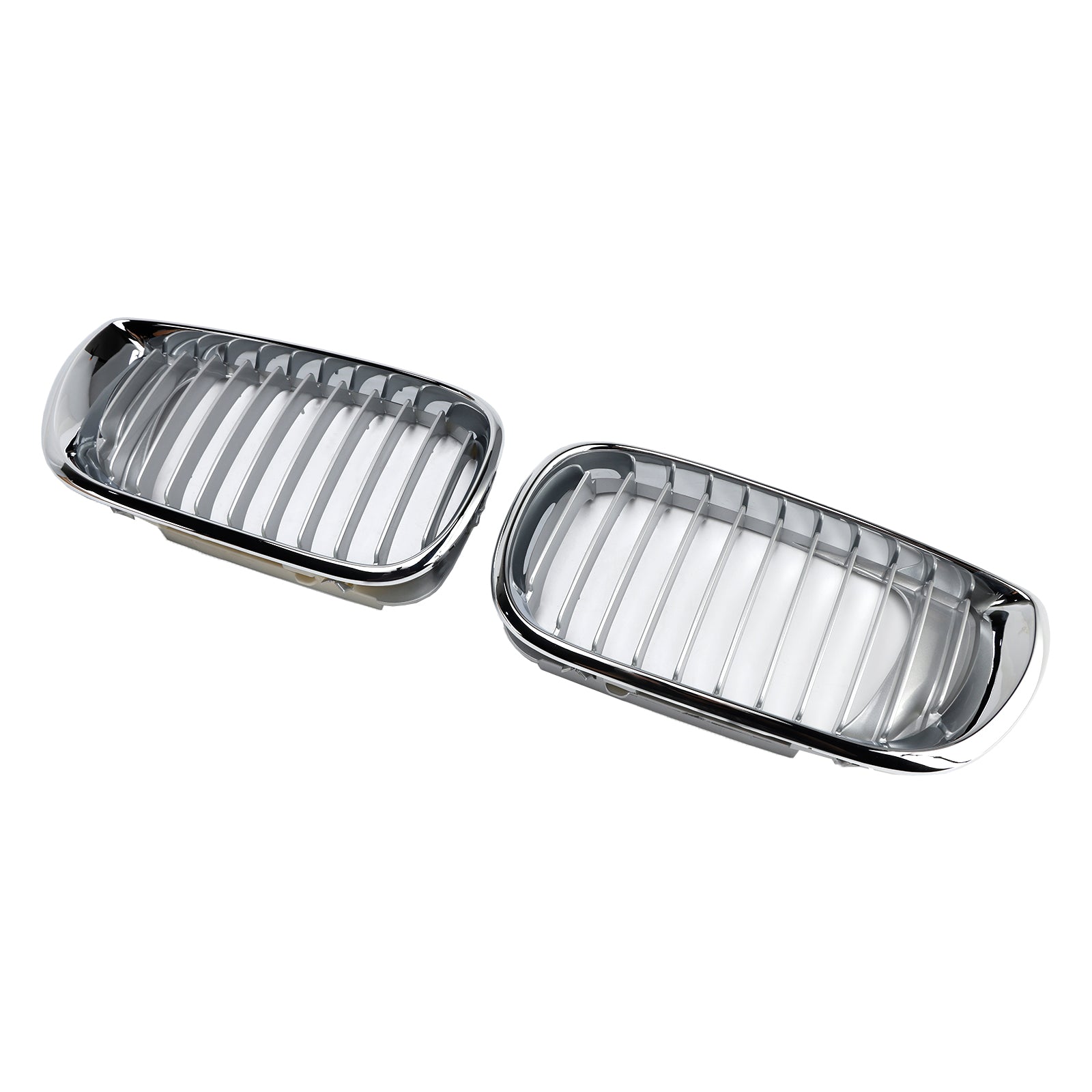 2002-2005 BMW E46 3 Series 4 Door Front Kidney Hood Grille Grill Chrome