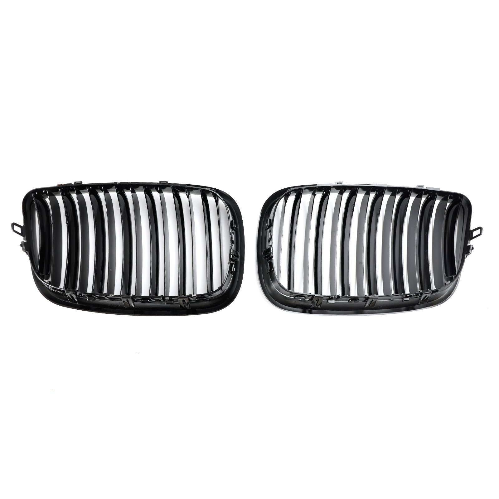 BMW X5 E70 2007-2013 Front Bumper Kidney Grille Grill Gloss Black