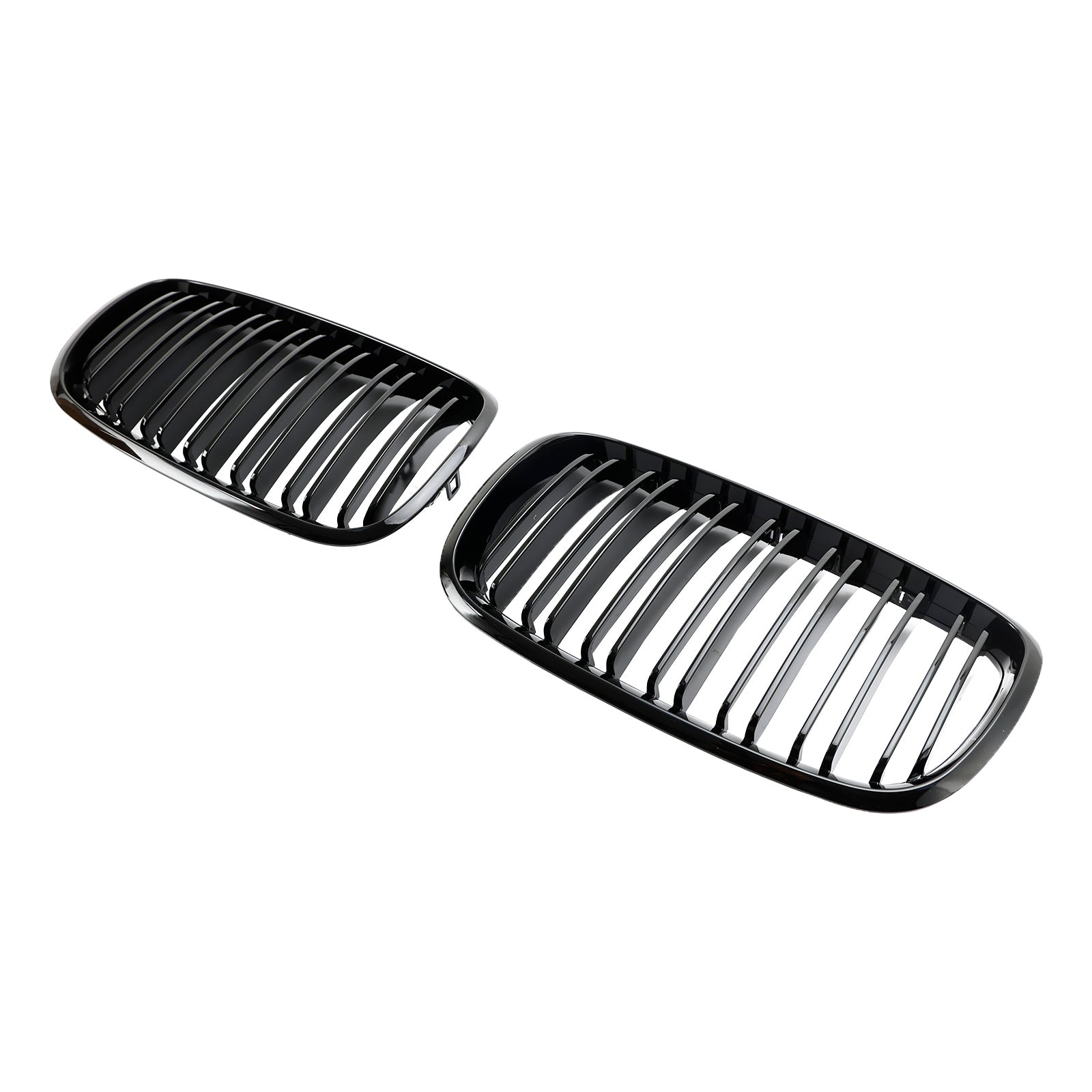 BMW X5 E70 2007-2013 Front Bumper Kidney Grille Grill Gloss Black