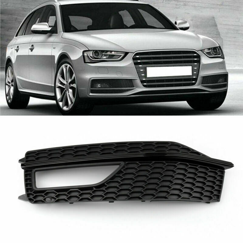 1x Left Bumper Fog Light Lamp Cover Grille Grill For Audi A4 S-line S4 13-15 Generic CA Market