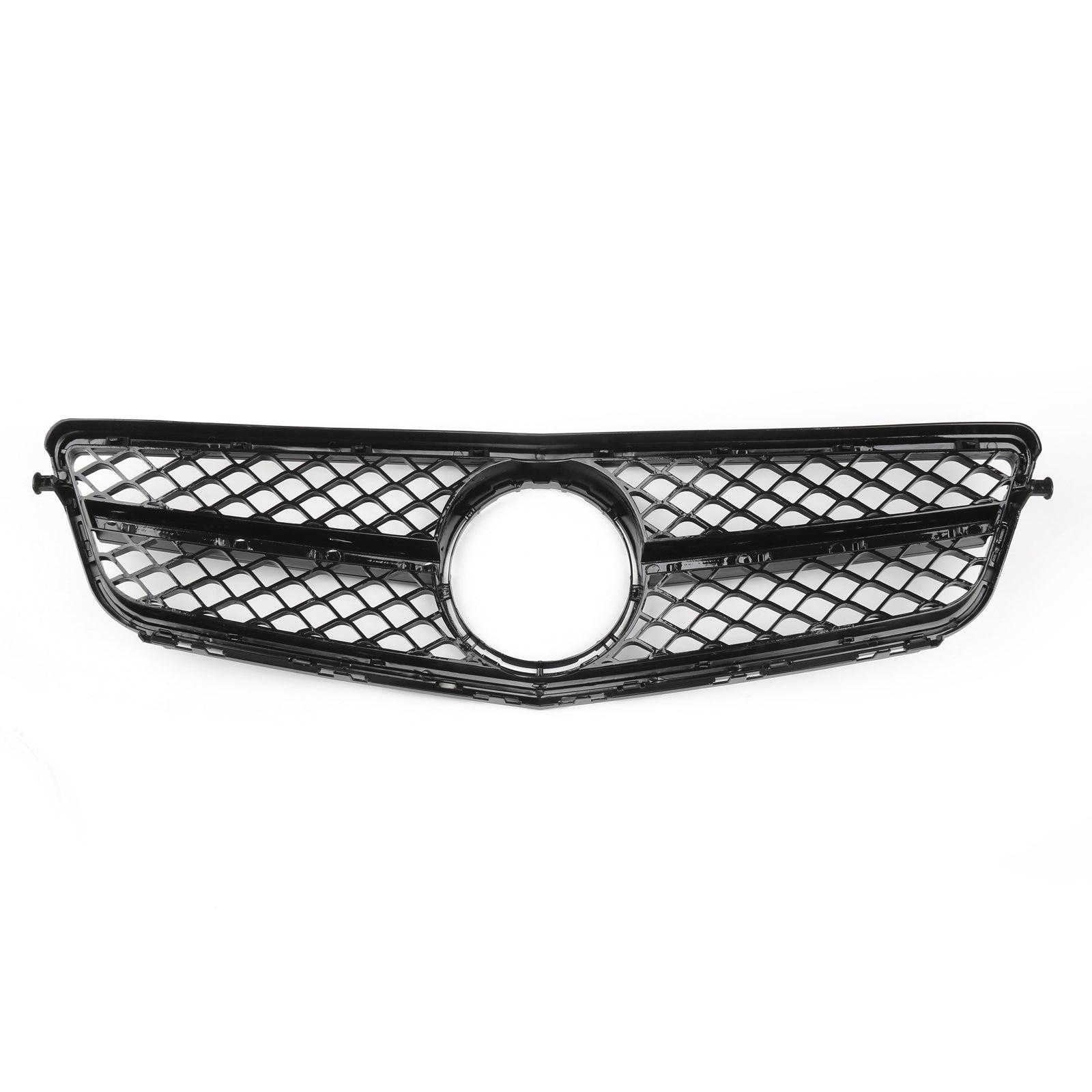 W204 C-Class 2008-2014 Benz Front Bumper Grill Replacement Grille Black Radiator Generic