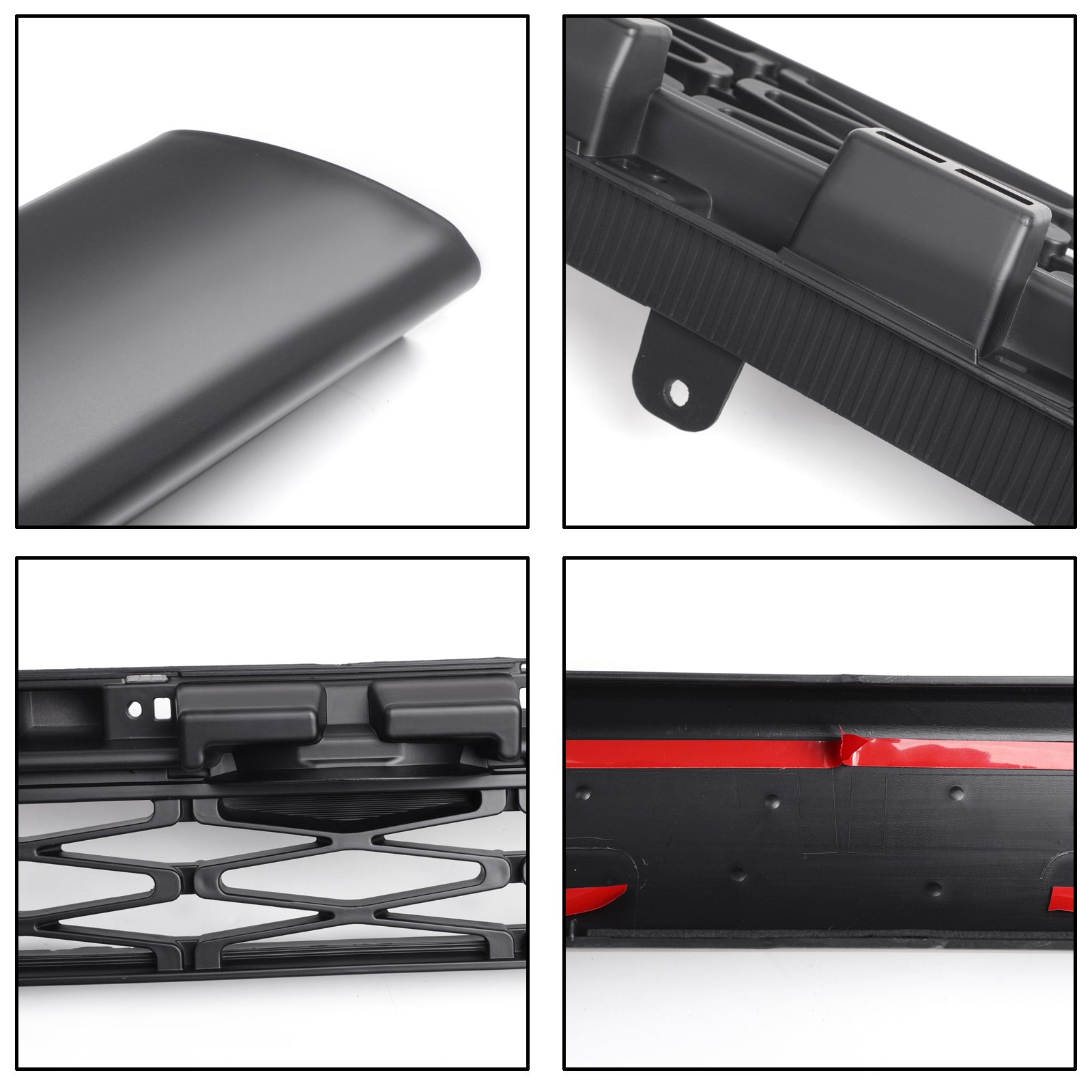 2x Front Bumper Grille Grill Fit For 4Runner TRD PRO 2014-2019 Grey logo Letter Generic