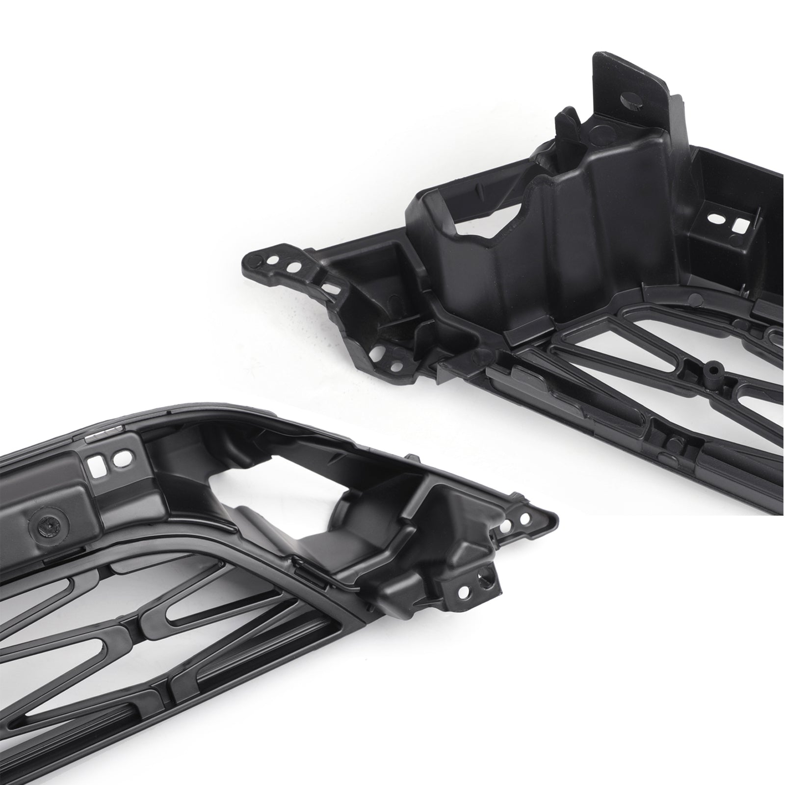 2x Front Bumper Grille Grill Fit For 4Runner TRD PRO 2014-2019 Grey logo Letter Generic