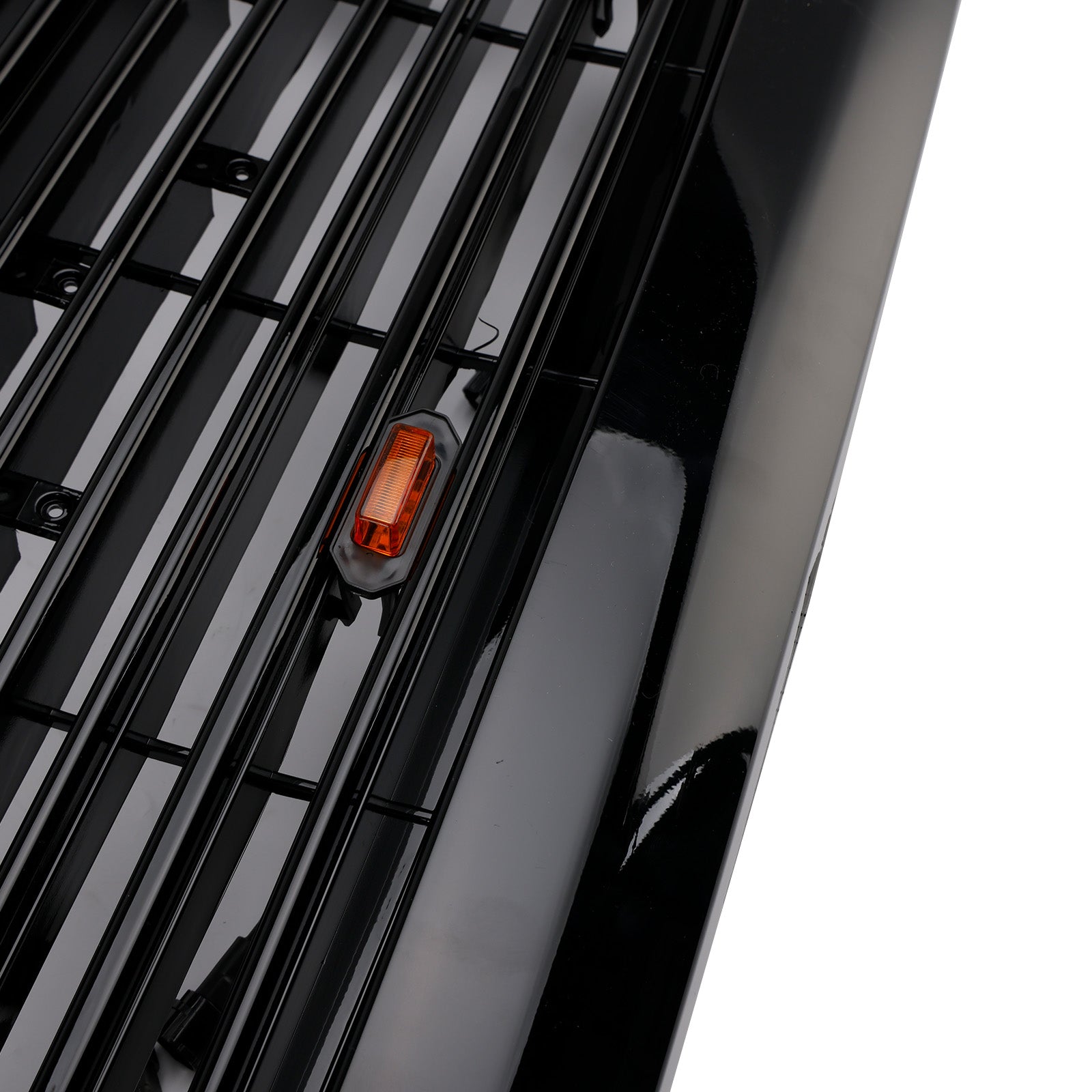 2010-2018 Dodge Ram 2500/3500 Laramie W/ Led Light Black Front Bumper Grille