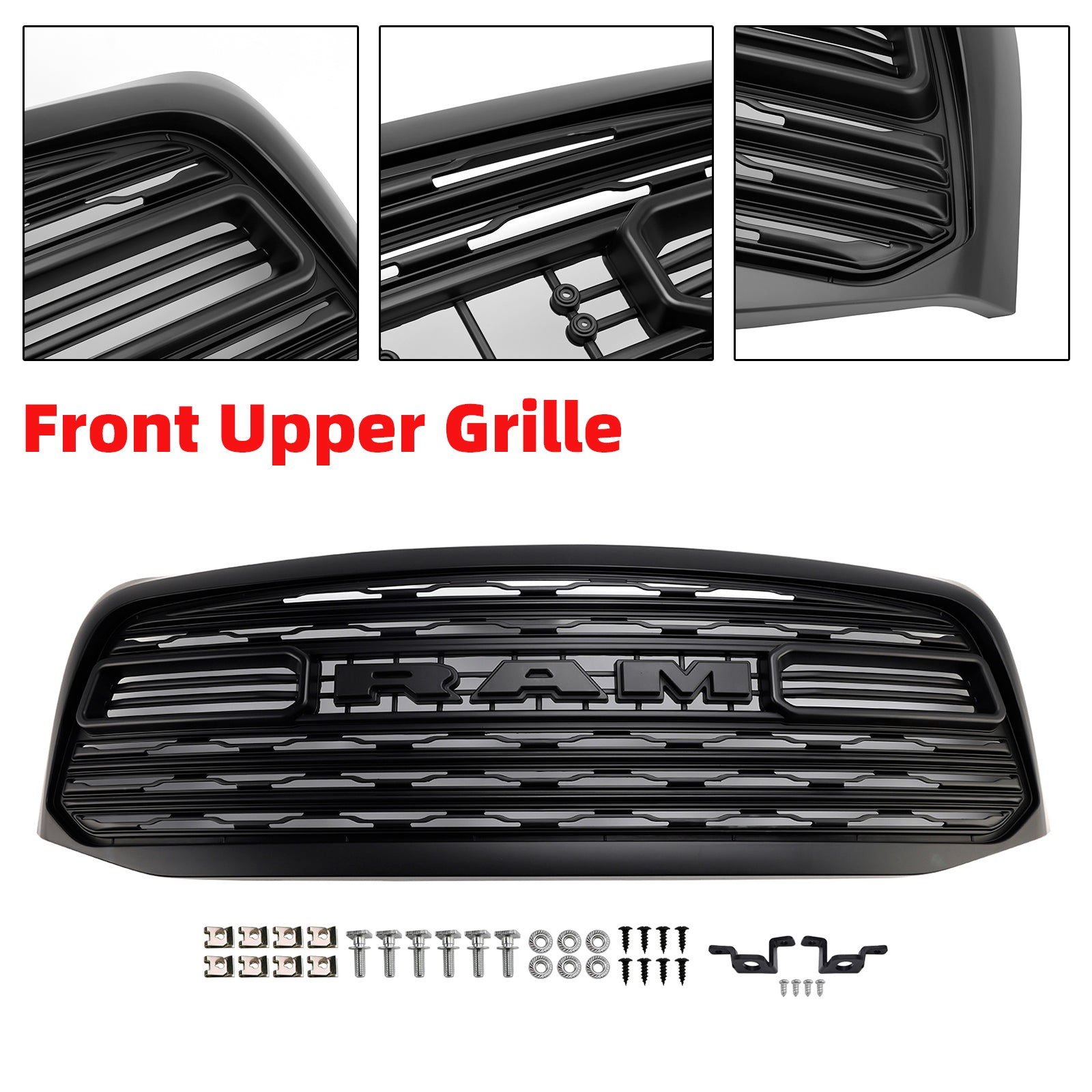 2006-2008 Dodge RAM 1500 LTD Style Front Bumper Grill Grille