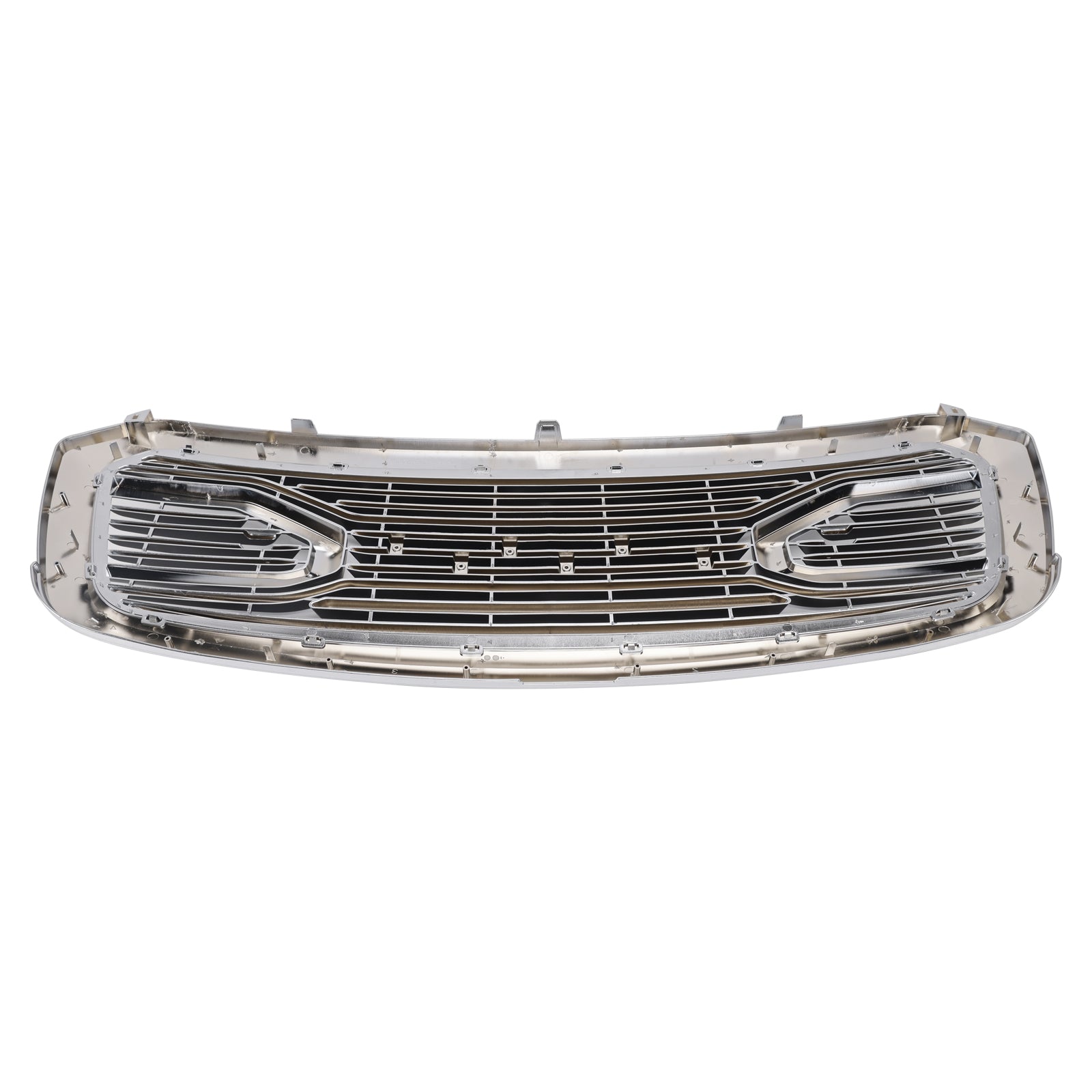2013-2018 Dodge Ram 1500 Big Horn Style Front Bumper Grill Grille Chrome