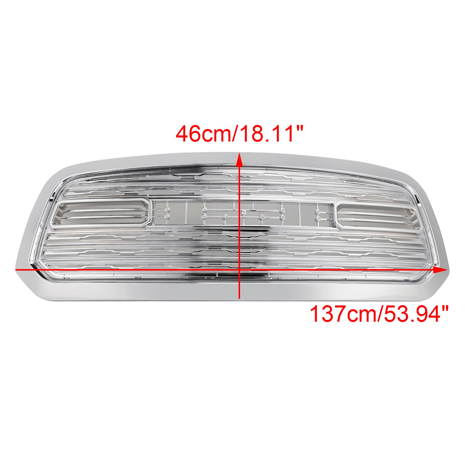 2013-2018 Dodge Ram 1500 LTD Style Front Bumper Grill Grille Chrome