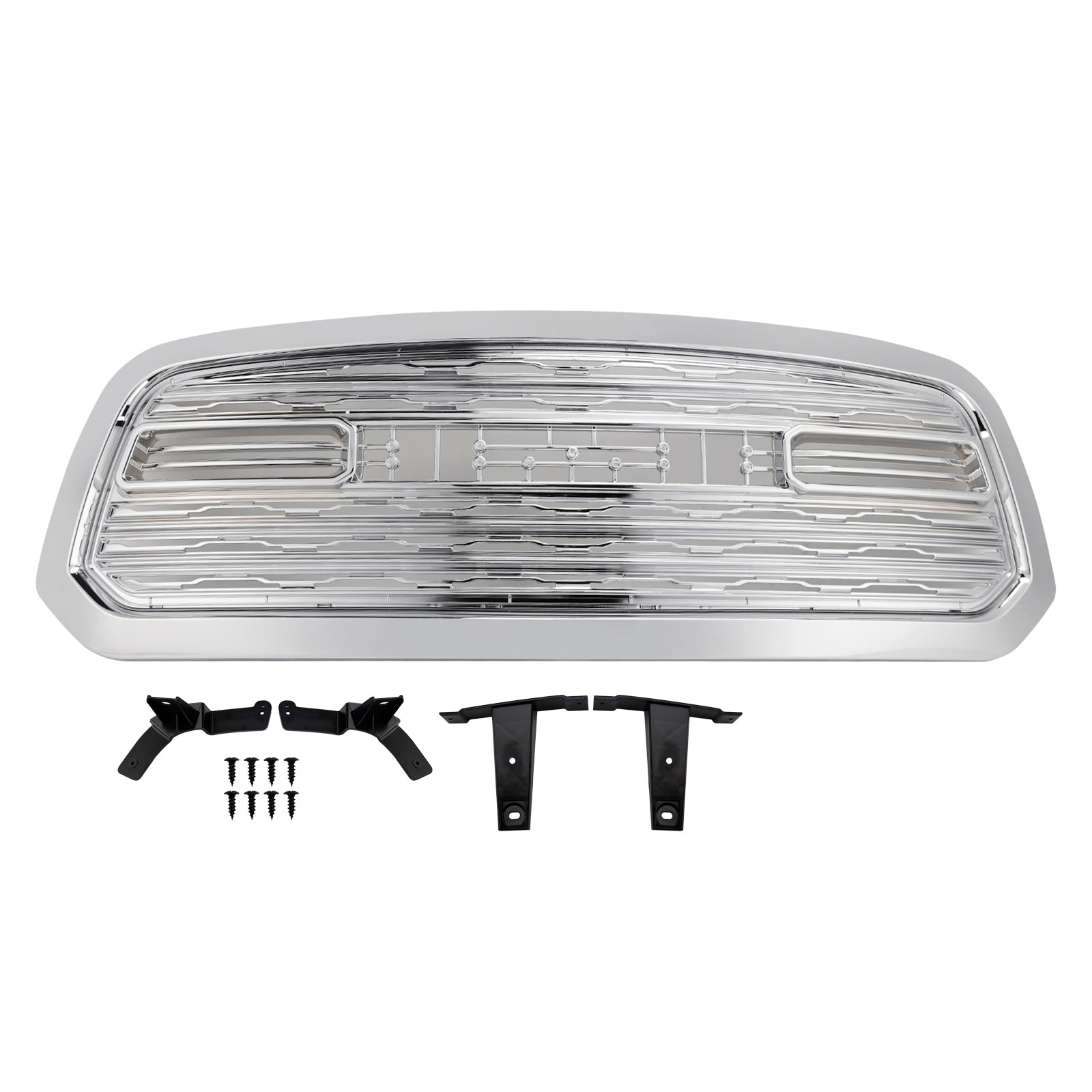 2013-2018 Dodge Ram 1500 LTD Style Front Bumper Grill Grille Chrome