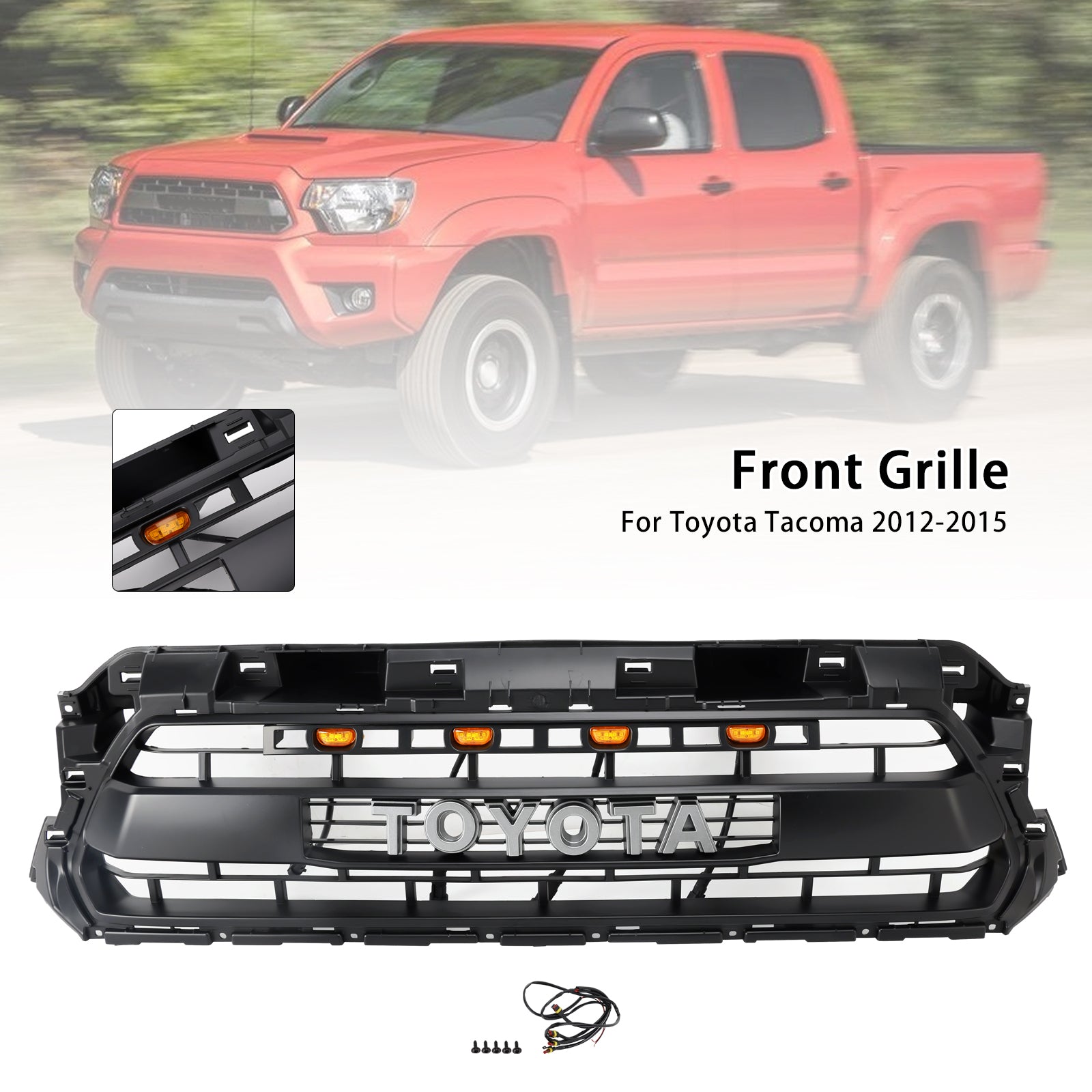 2012-2015 Toyota Tacoma TRD PRO Front Honeycomb Grill Grille PTR54-35150