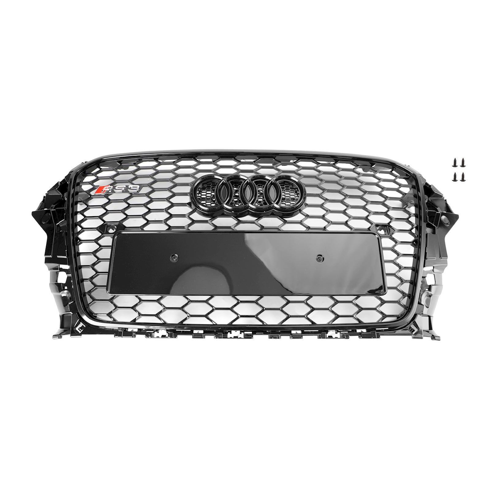 2013-2016 Audi A3 S3 Honeycomb RS3 Style Front Hood Bumper Grill Replacement Generic