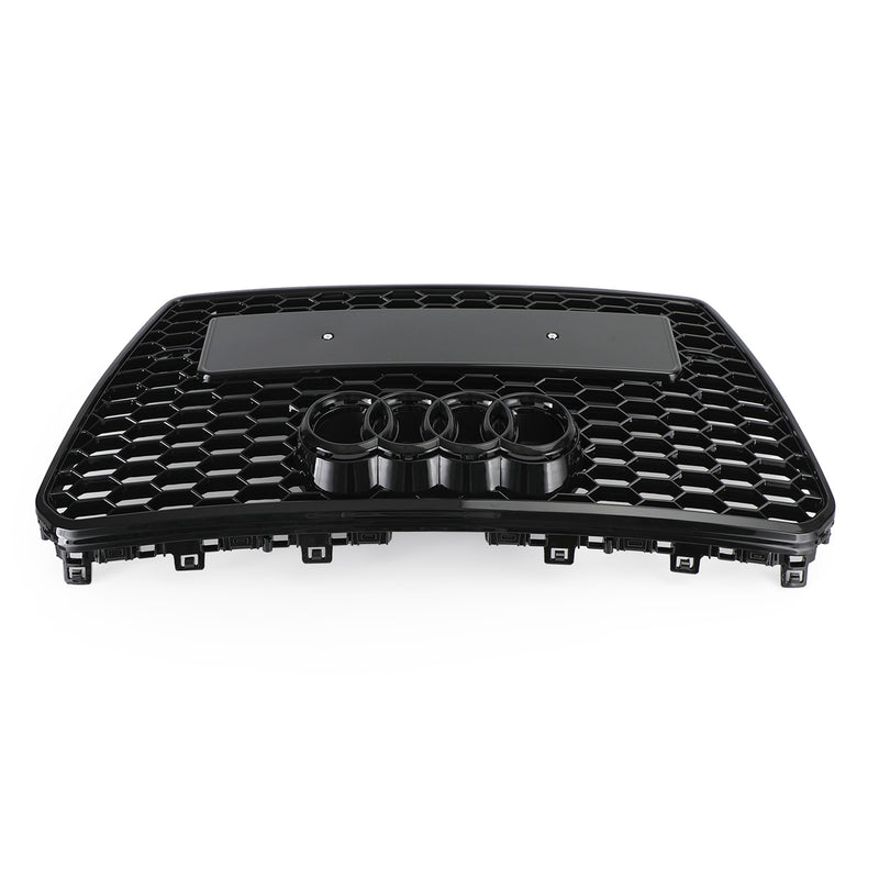 Audi A7/S7 2012-2015 Parrilla hexagonal de malla deportiva estilo panal RS7 negro