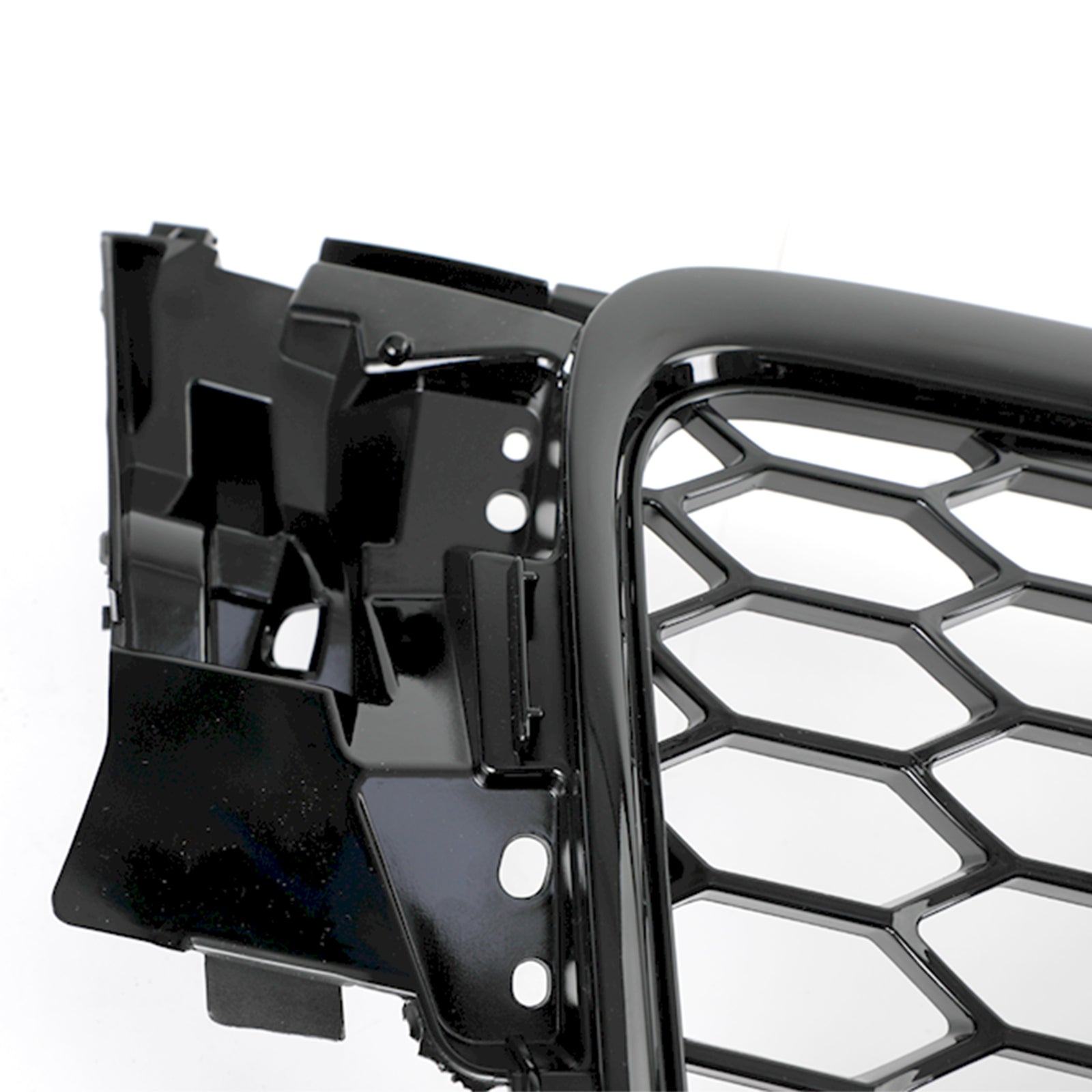 2009-2012 Audi A4/S4/ Sline B8 Honeycomb Sport Mesh Hex Grille RS4 Style Grill Replacement Black Generic
