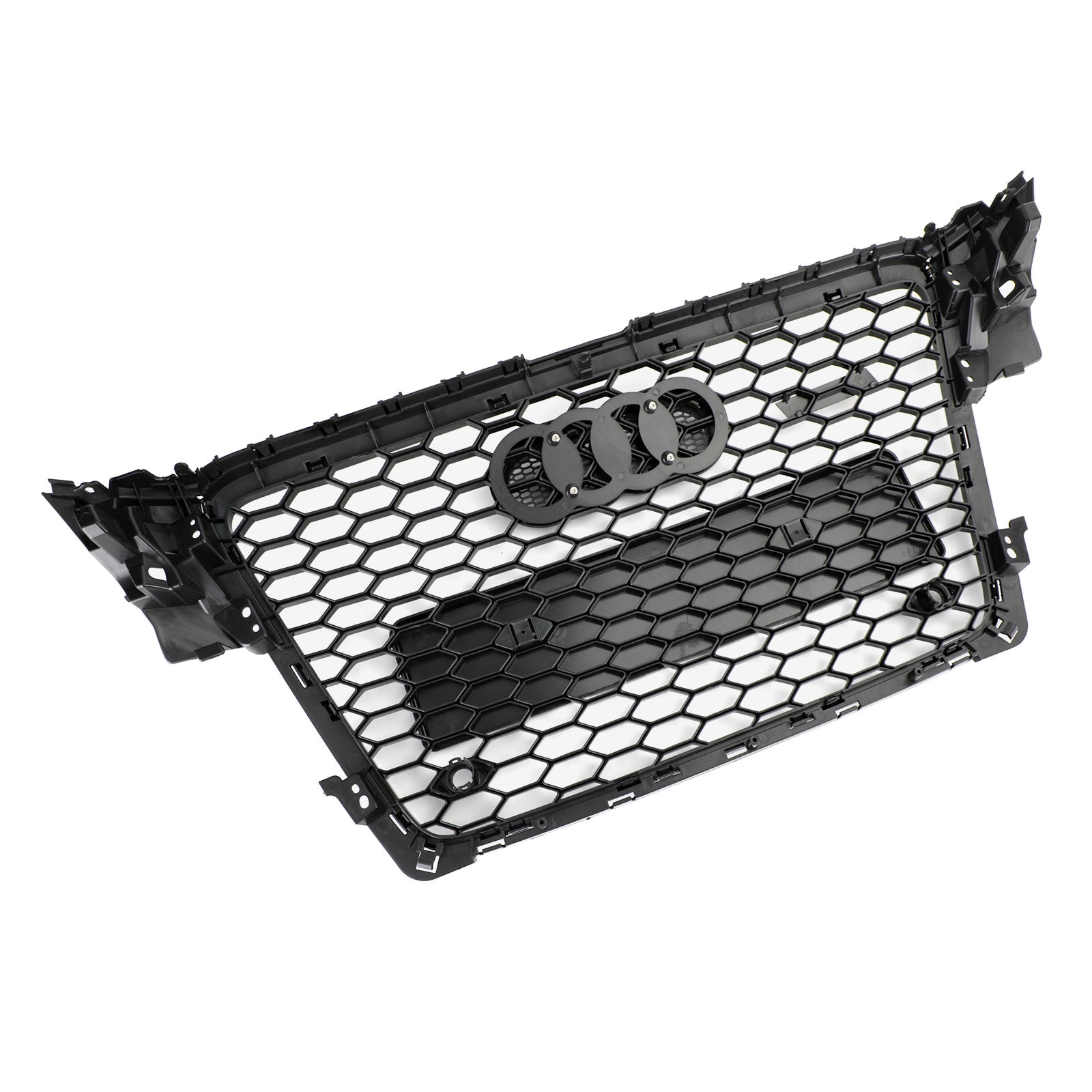 Audi A4/S4 A4 Sline B8 2009-2012 RS4 Style Honeycomb Sport Mesh Hex Grille Grill Black