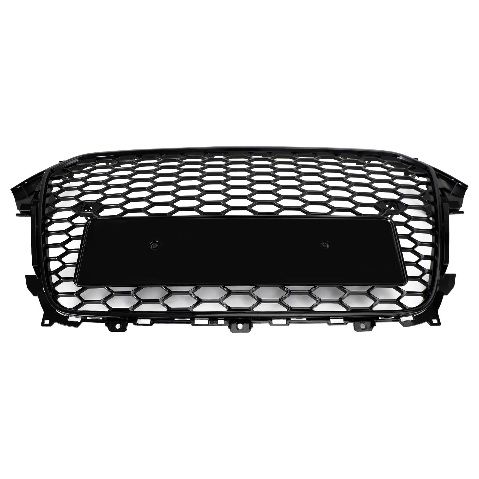 13-16 Audi A4 S4 RS4 Style Mesh Front Bumper Grille Grill Gloss Black