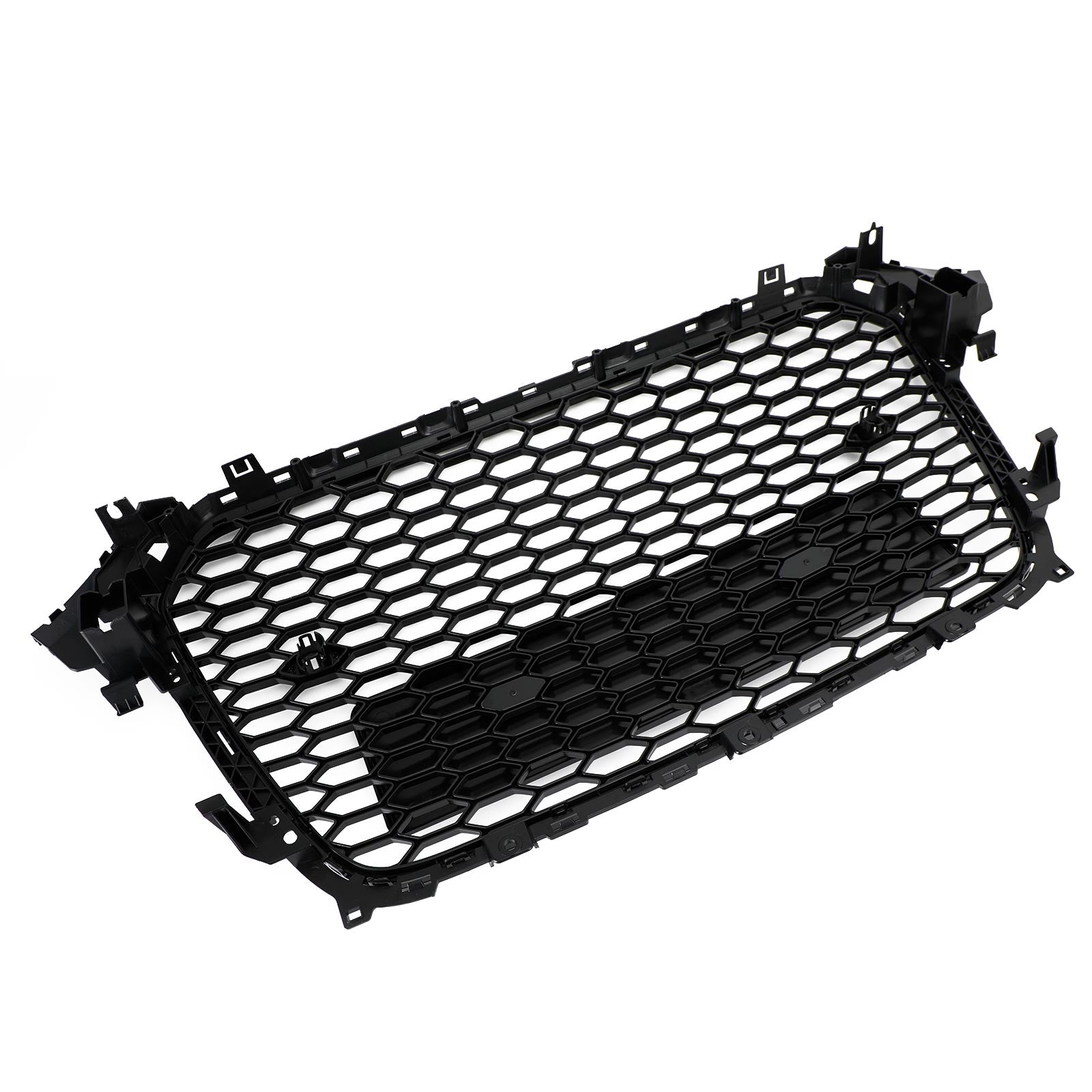 13-16 Audi A4 S4 RS4 Style Mesh Front Bumper Grille Grill Gloss Black