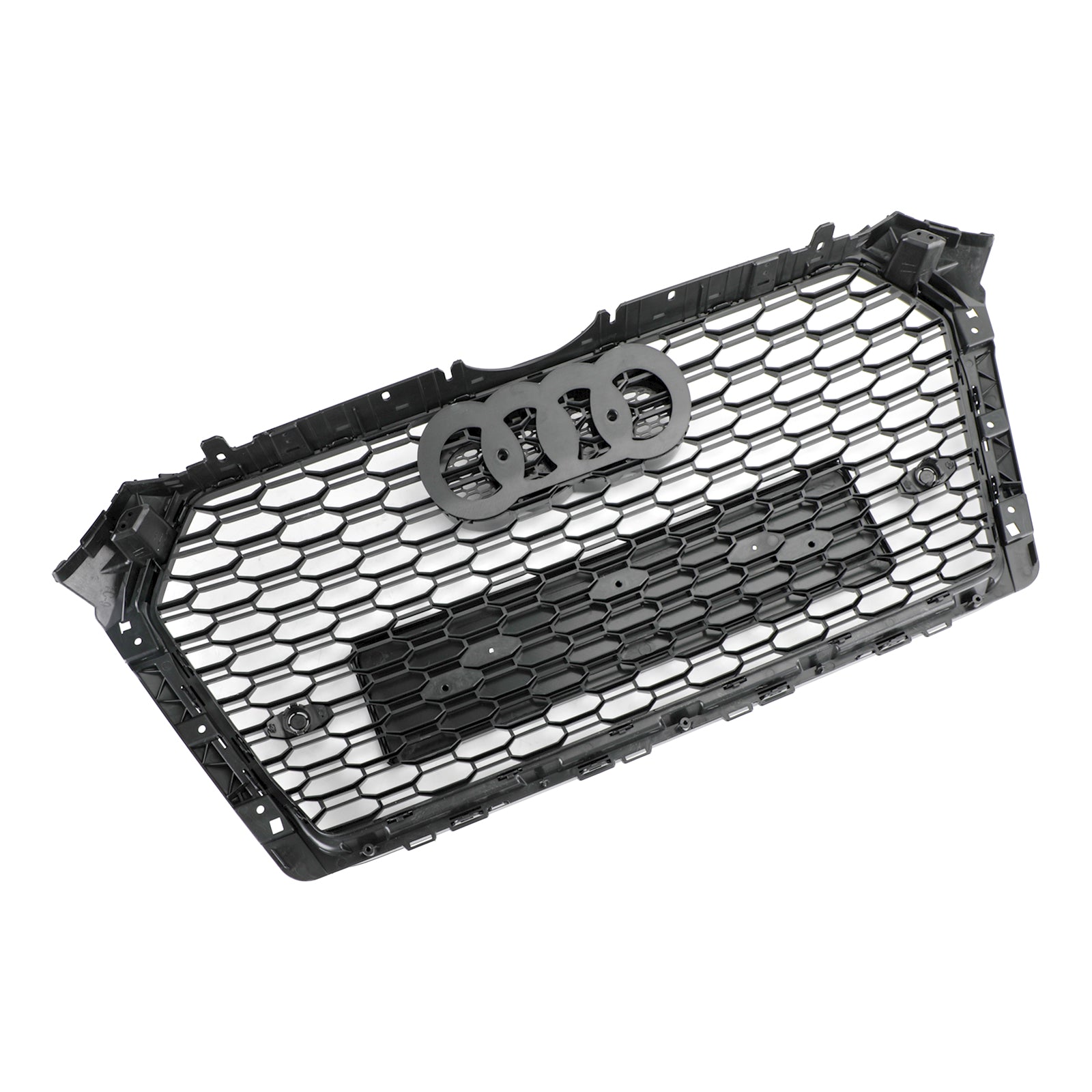 17-18 Audi A4/S4 Black Honeycomb RS4 Style Mesh Hex Grill Replacement Generic