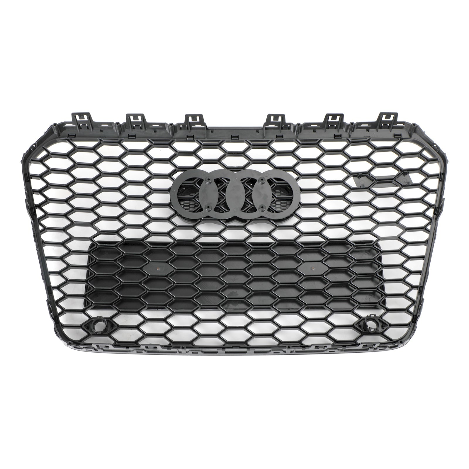 13-16 Audi A5 S5 B8.5 Grill Replacement RS5 Style Honeycomb Hex Mesh Front Bumper Grill Generic