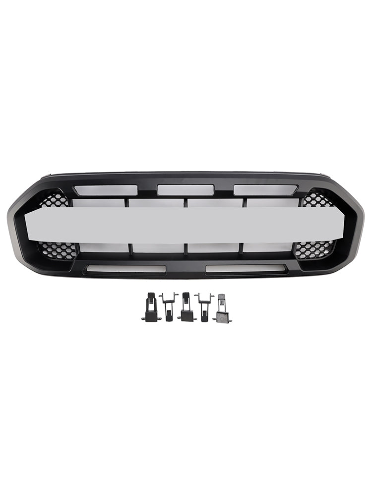 Ford Ranger 2019-2023 Black Raptor Style Front Bumper Grill Grille