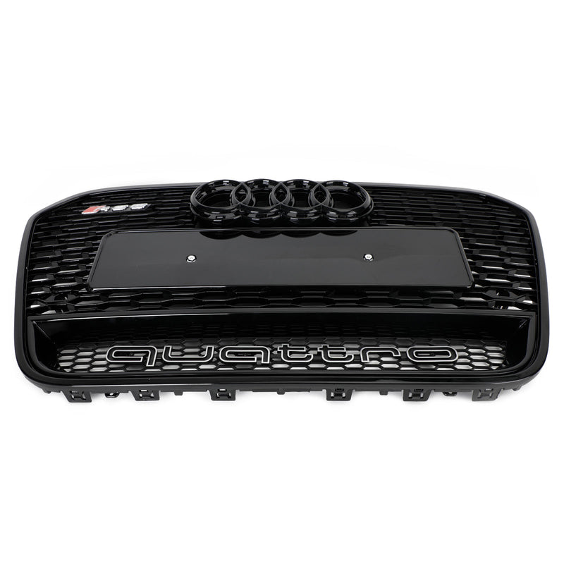 12-15 Audi A6 S6 C7 RS6 Style Front Mesh Honeycomb Grille Grill