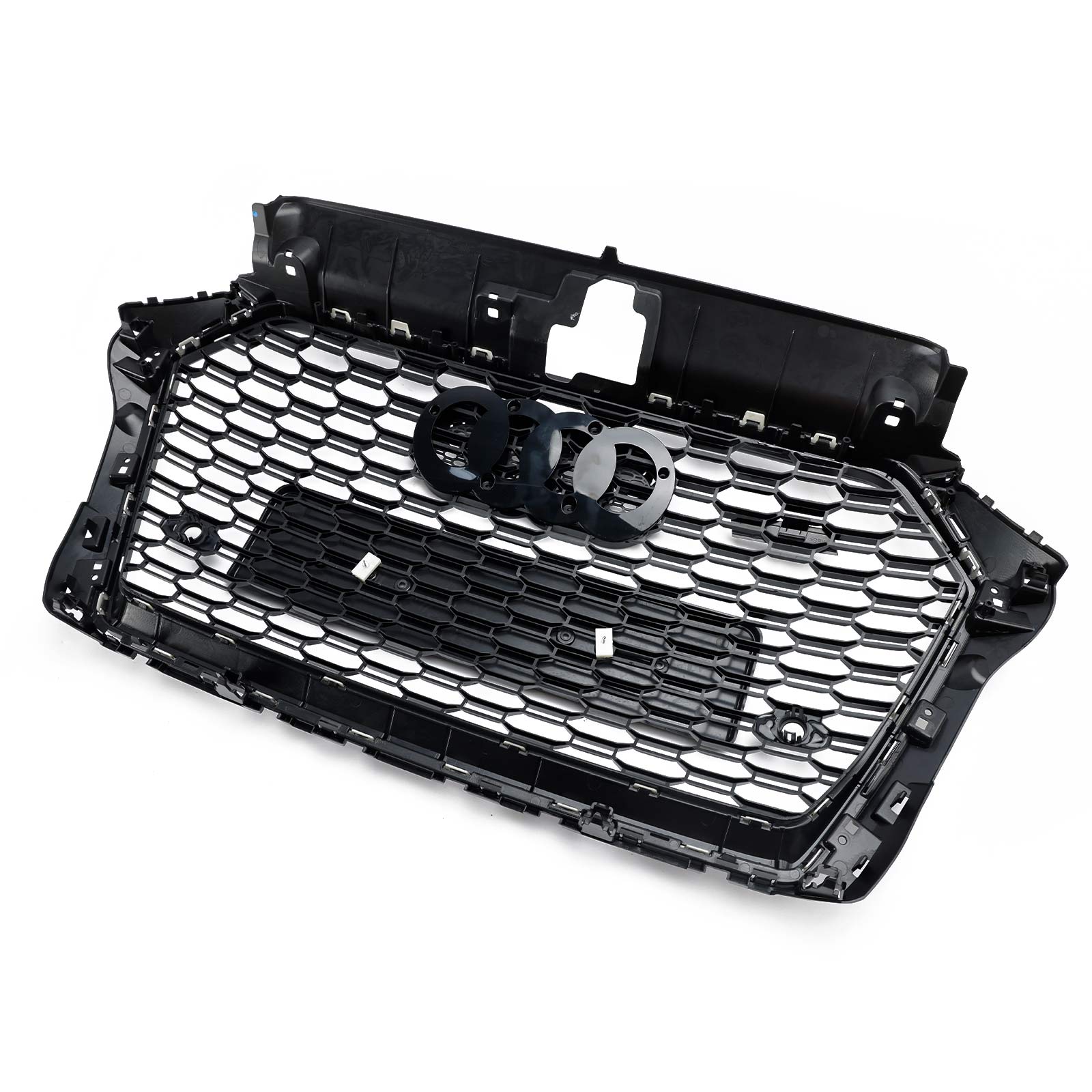 2017 2018 2019 Audi A3 8V RS3 Style Honeycomb Mesh Front Bumper Grille Black