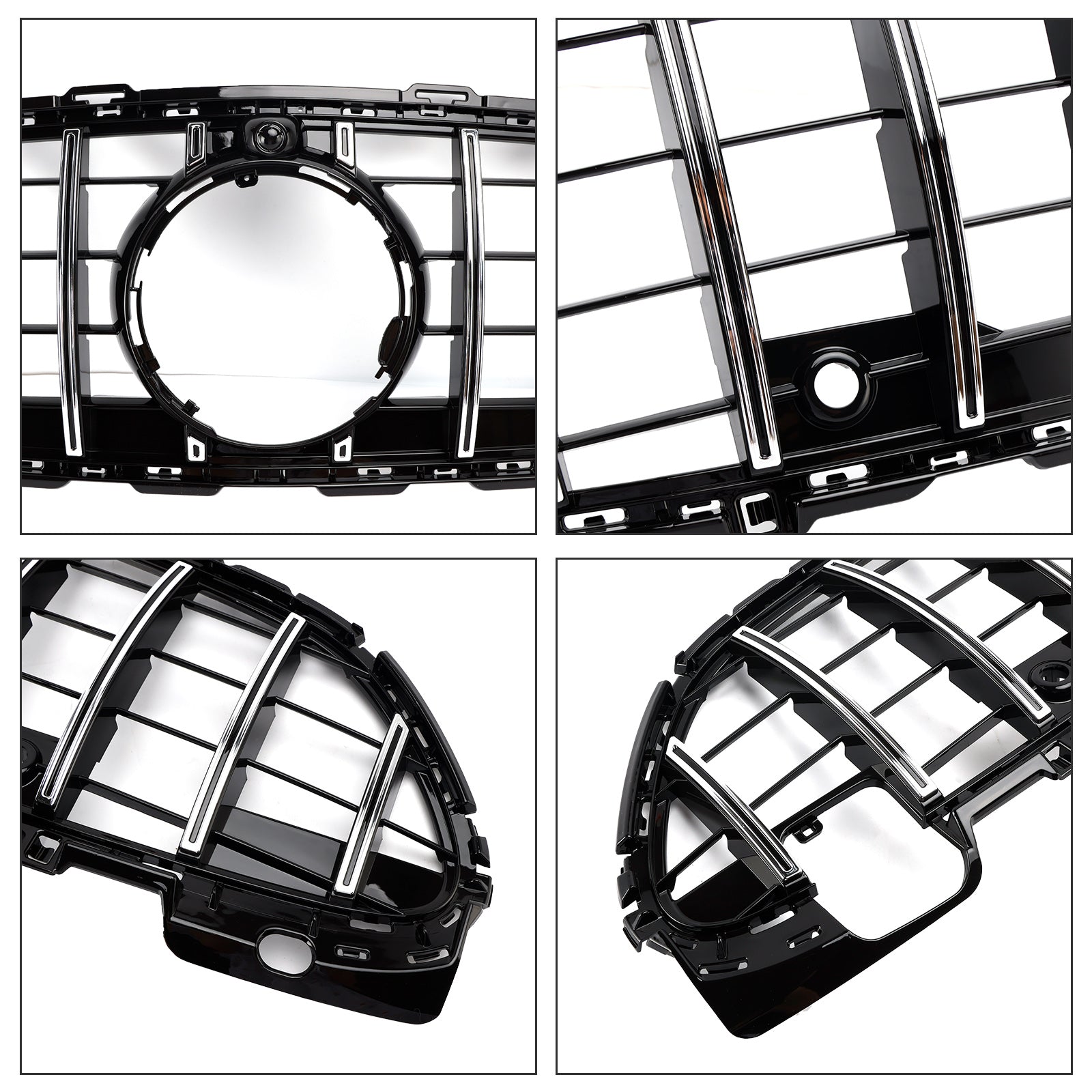 Mercedes Benz W206 2022-2023 GTR Style Front Bumper Grille Grill W/Camera