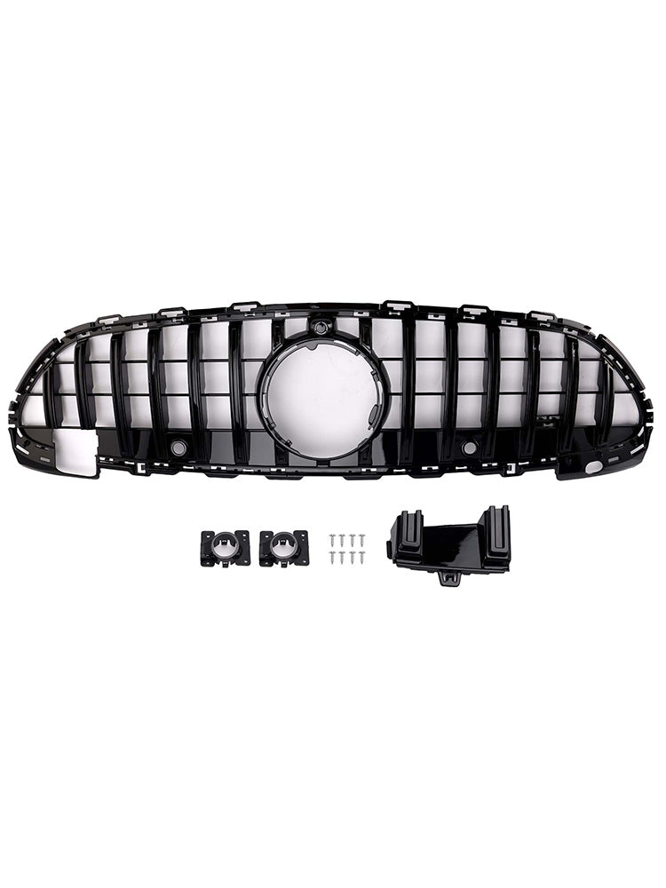 2022-2023 Mercedes Benz W206 W/Camera GTR Style Front Bumper Grille Grill