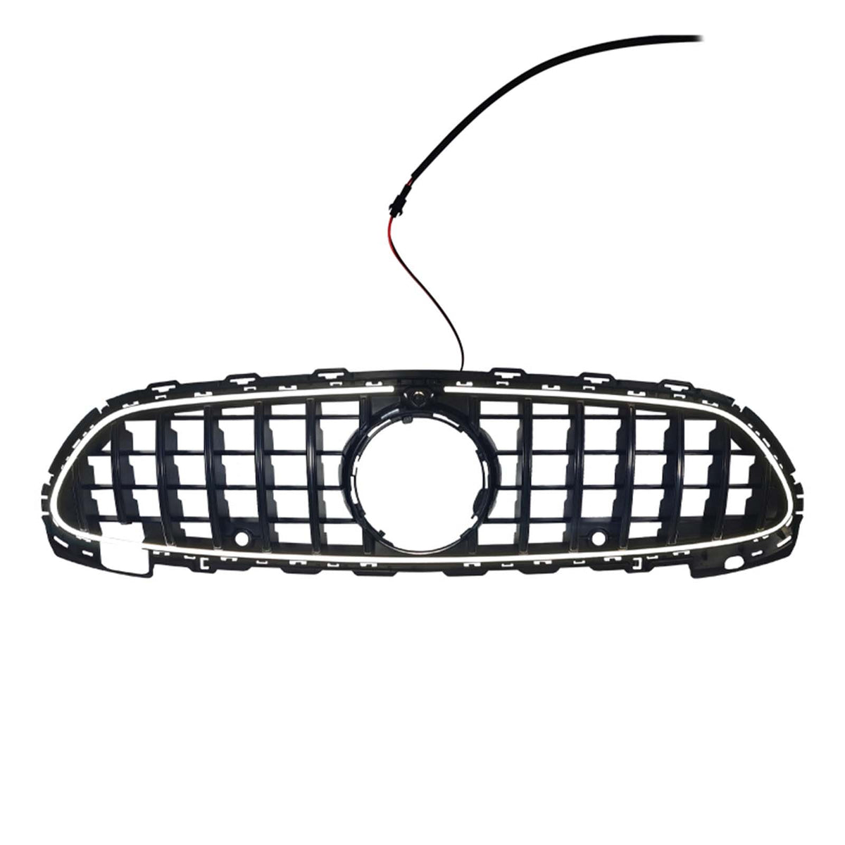 2022-2026 Fit Mercedes Benz W206 W/Camera GTR-Style Front Bumper Grille Grill