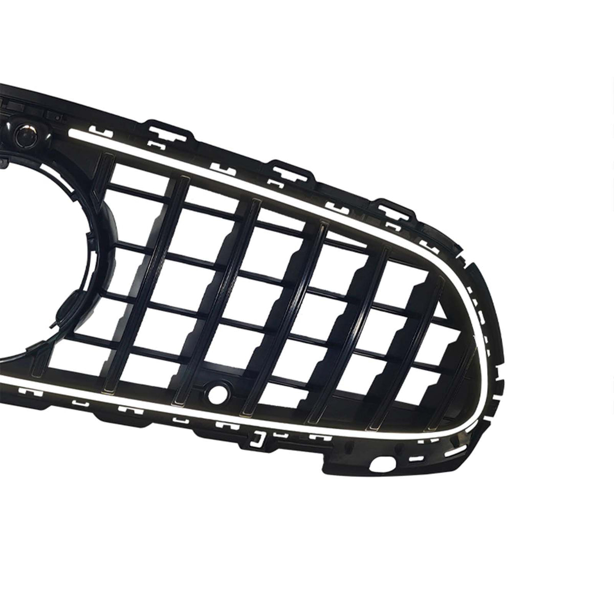 2022-2026 Fit Mercedes Benz W206 W/Camera GTR-Style Front Bumper Grille Grill
