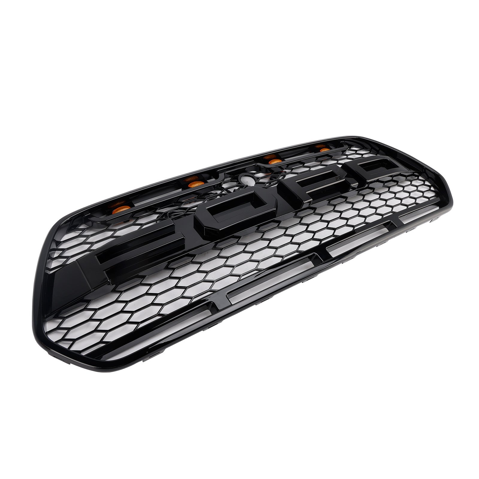 2015-2018 Ford Transit MK8 Raptor W/LED Gloss Black Front Bumper Grille Grill