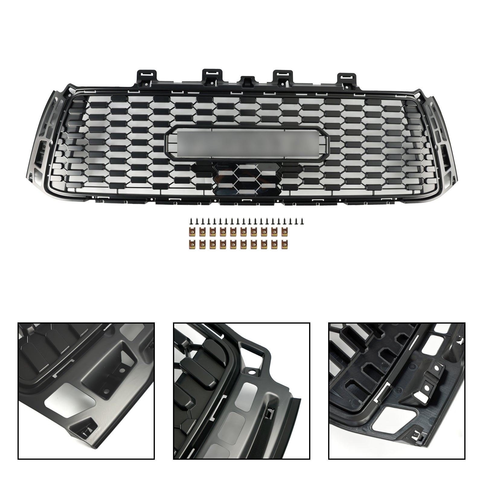10-13 Toyota Tundra TRD PRO Black Honeycomb Front Bumper Grill Grille