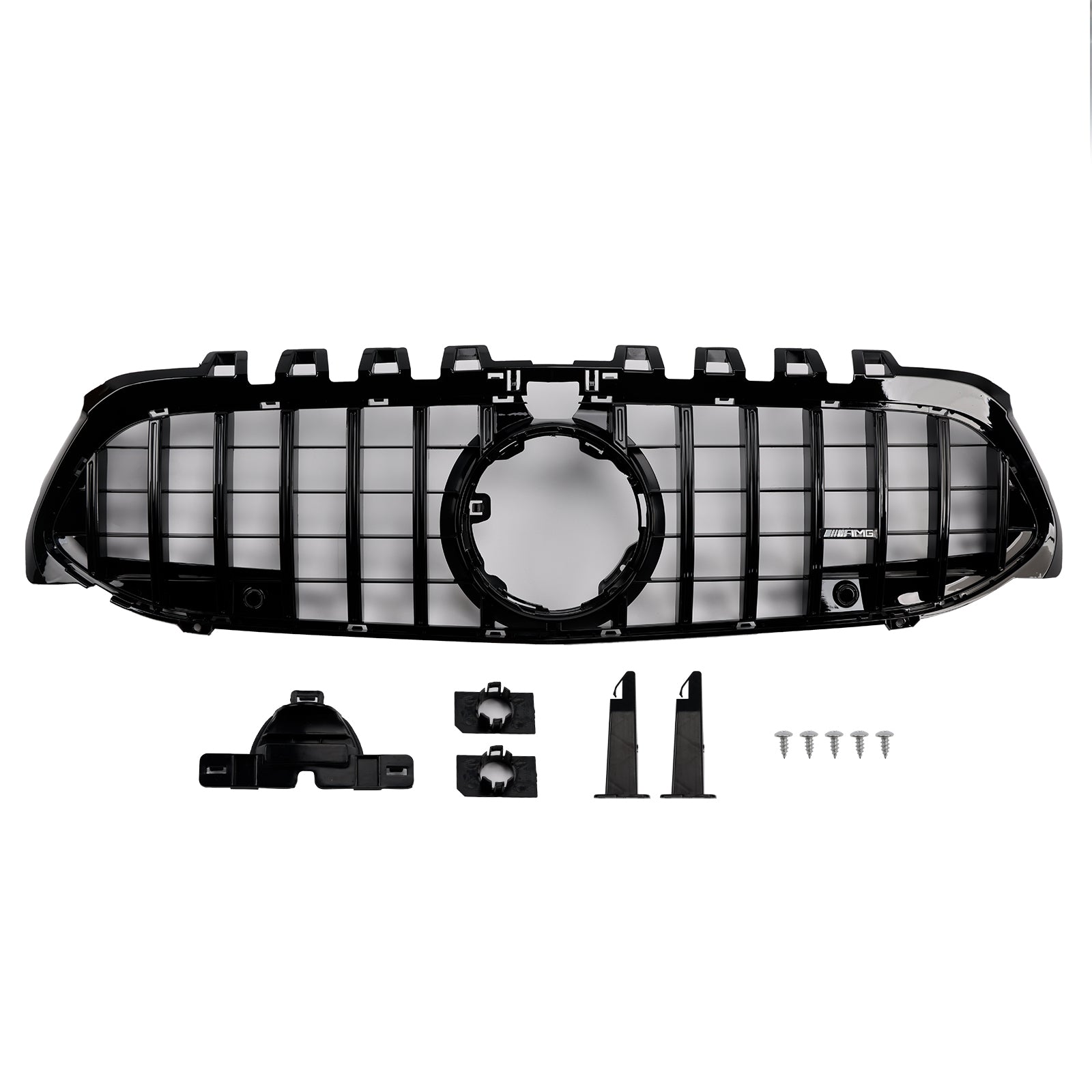 2019-2023 Mercedes Benz A-Class W177 GT-Style Front Bumper Grille  Black