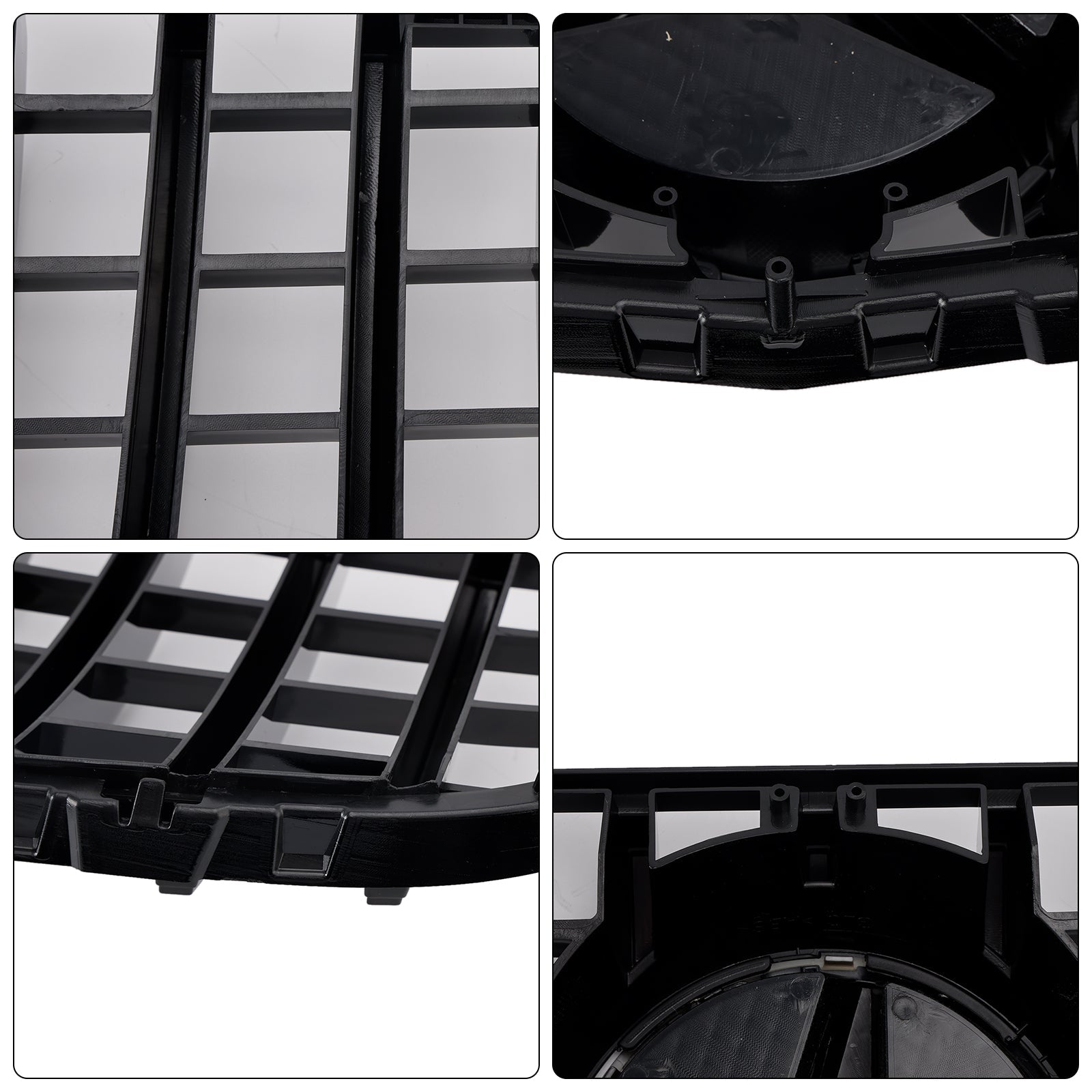 2015-2019 Mercedes Benz GLC X253 C253 Front Bumper Grill Grille Gloss Black