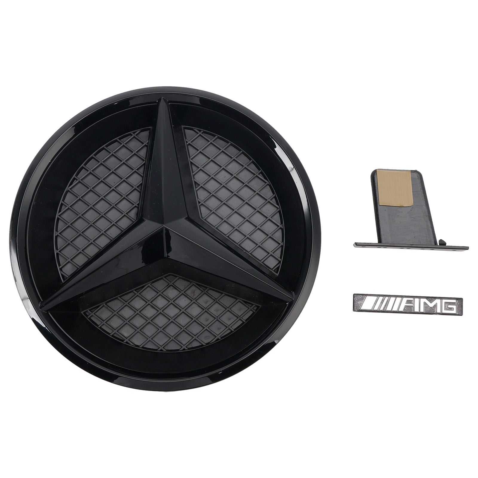 2015-2019 Mercedes Benz GLC X253 C253 Front Bumper Grill Grille Gloss Black