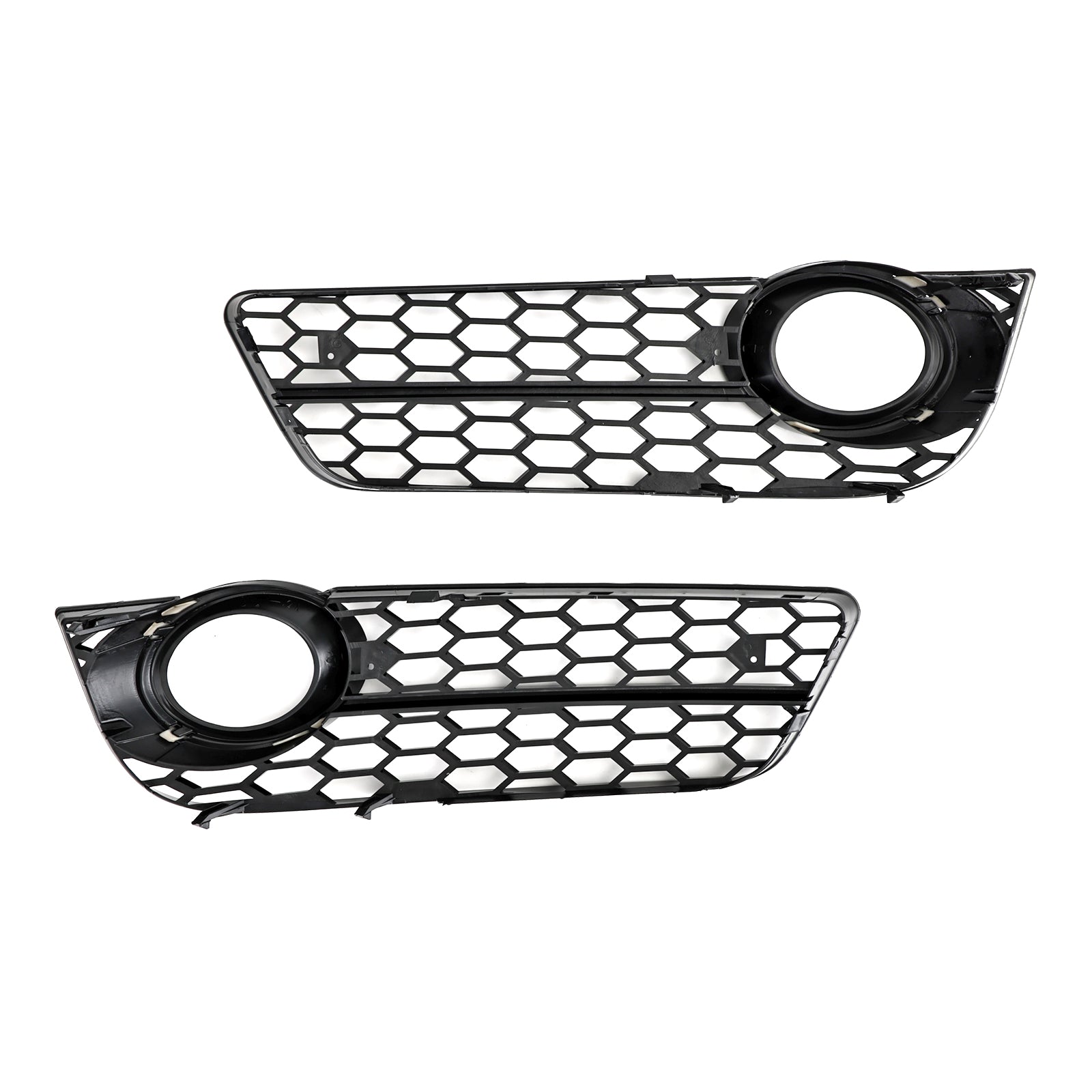 Audi A5 2007-2011 Pair Honeycomb Front Fog Lamp Cover Grille Grill