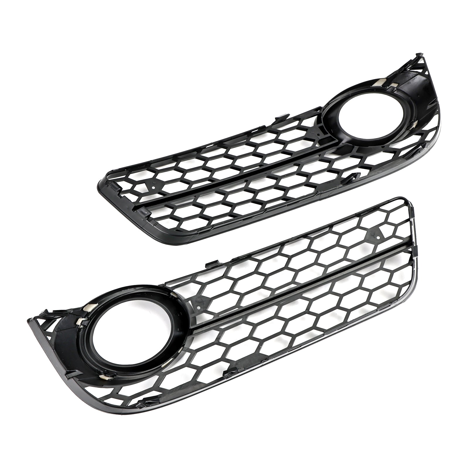 Audi A5 2007-2011 Pair Honeycomb Front Fog Lamp Cover Grille Grill