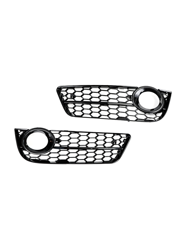 Audi A5 2007-2011 Pair Honeycomb Front Fog Lamp Cover Grille Grill