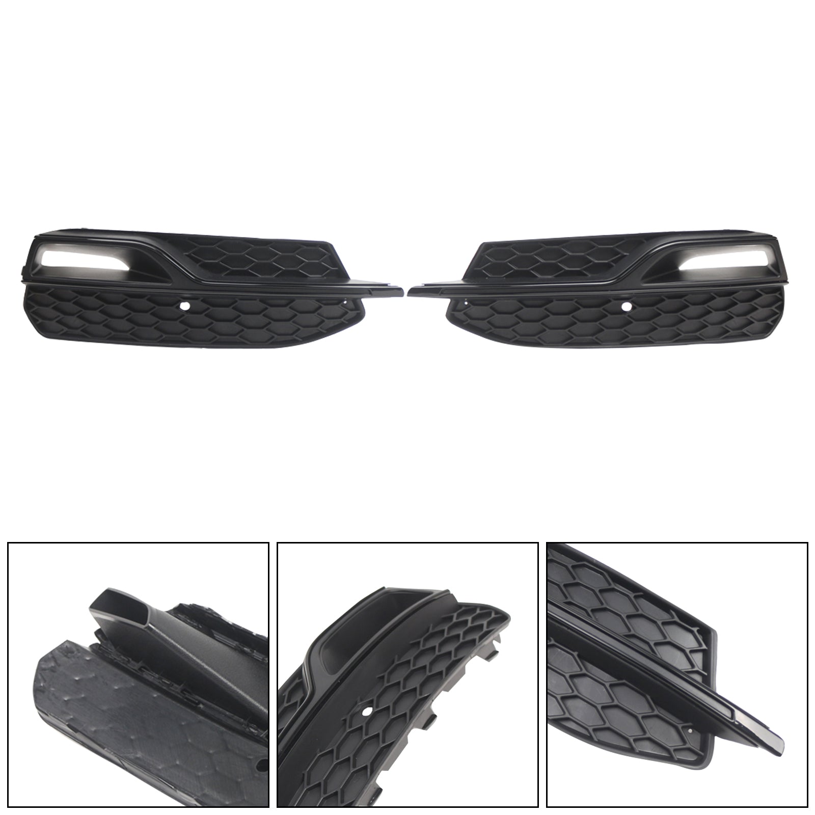 2013-2016 AUDI A3 S3 S-Line Front Lower Fog Light Cover Grill Grille