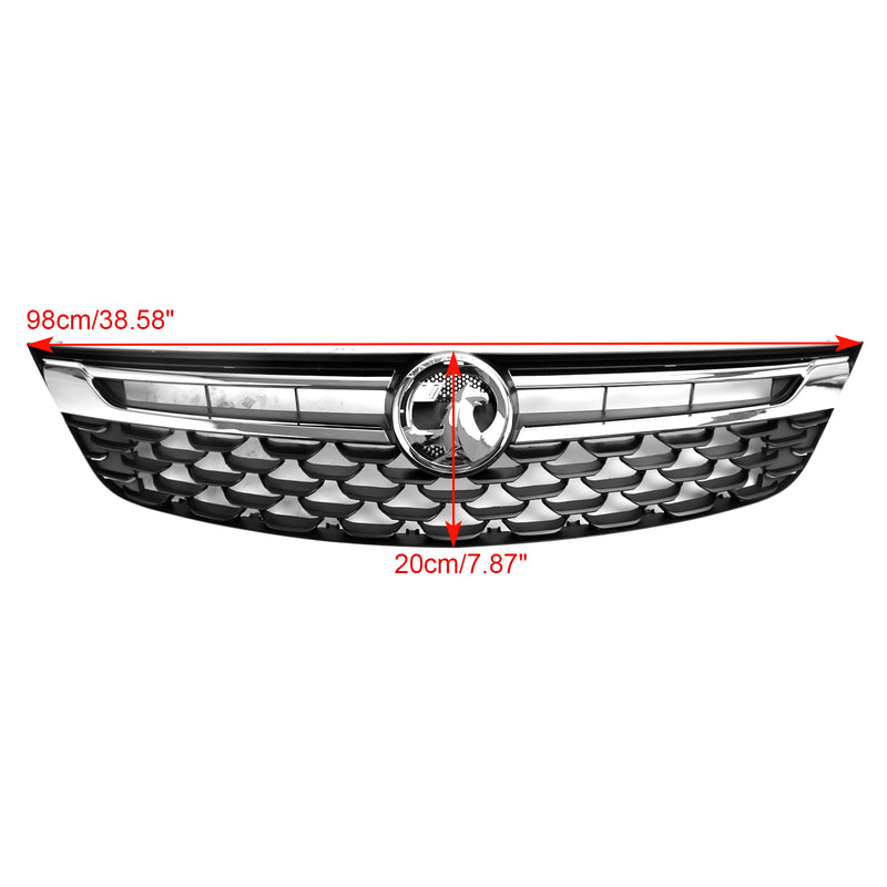 Black Chrome Front Bumper Grill Grille Fit Vauxhall Astra K 2015-2019 Facelift