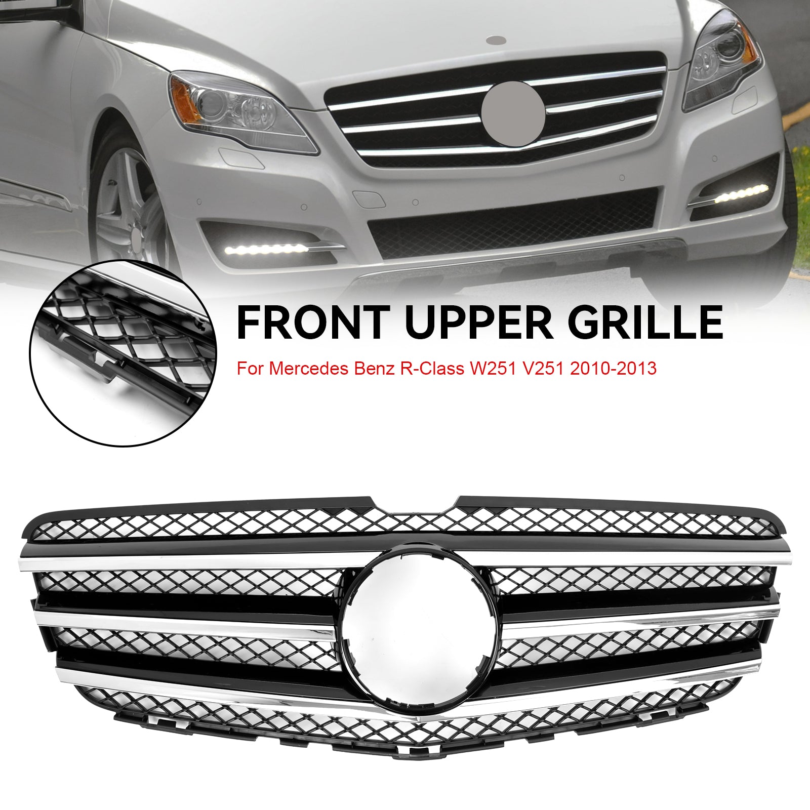 Mercedes-Benz R Class W251 2010-2013 Front Bumper Grille Grill A2518801583