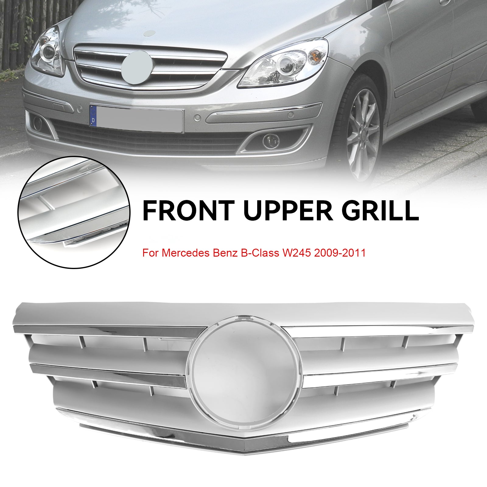 Mercedes-Benz B Class W245 2009-2011 Front Bumper Grille Grill A1698801783