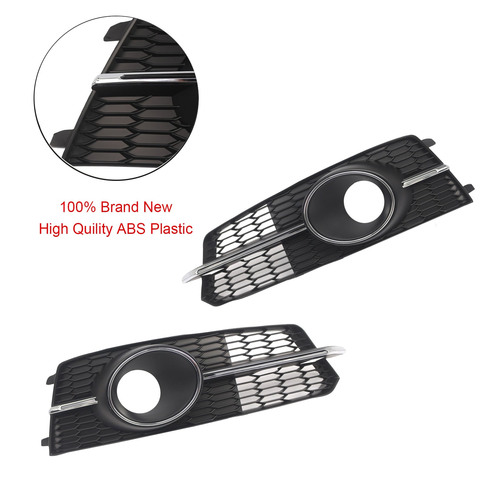 Fog Light Front Bumper Lower Grill 4G0807682AG Fit AUDI A6 4G C7 A6l 2016-18