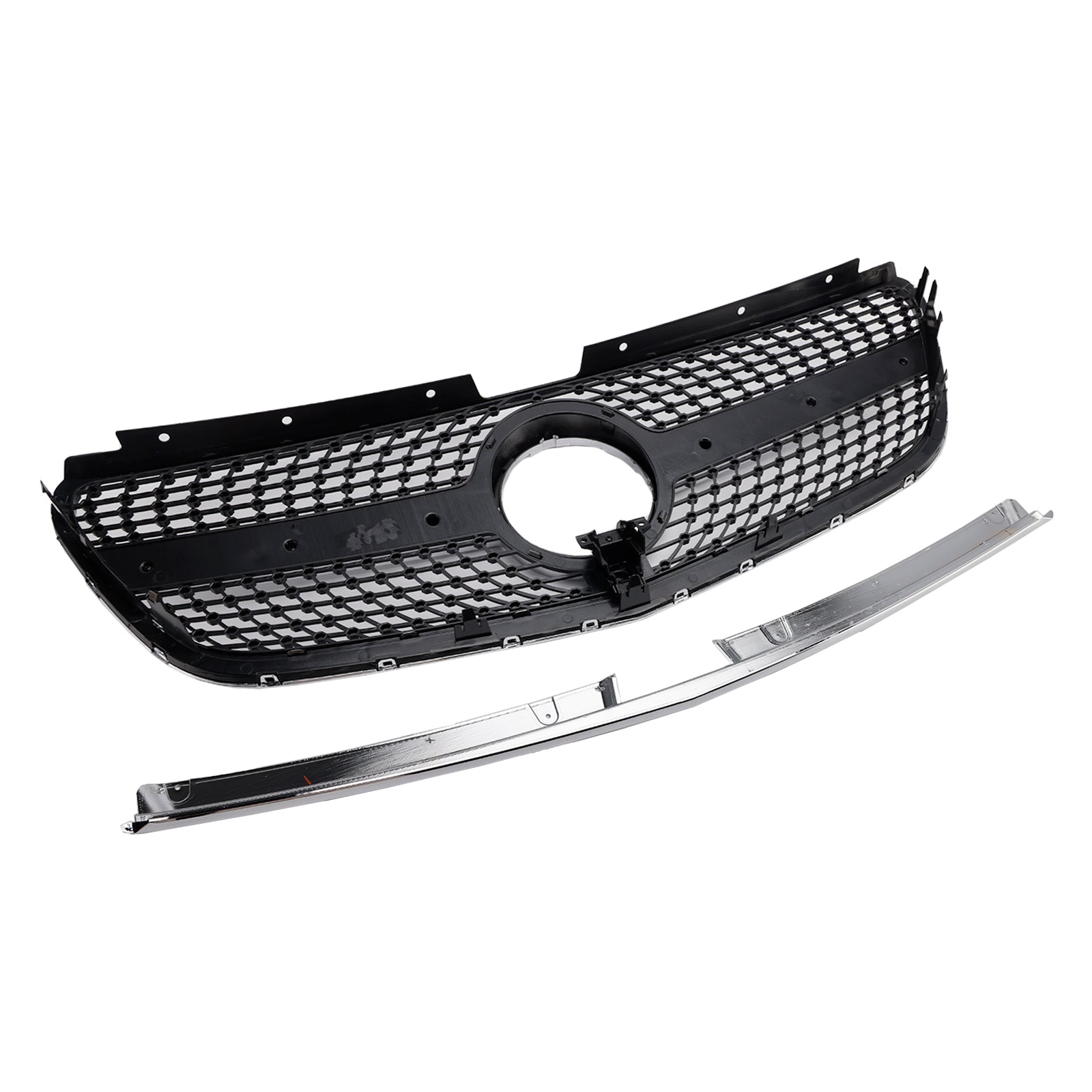 Mercedes Vito W447 2015-2019 GT Stlye Diamond Front Bumper Grill Grille