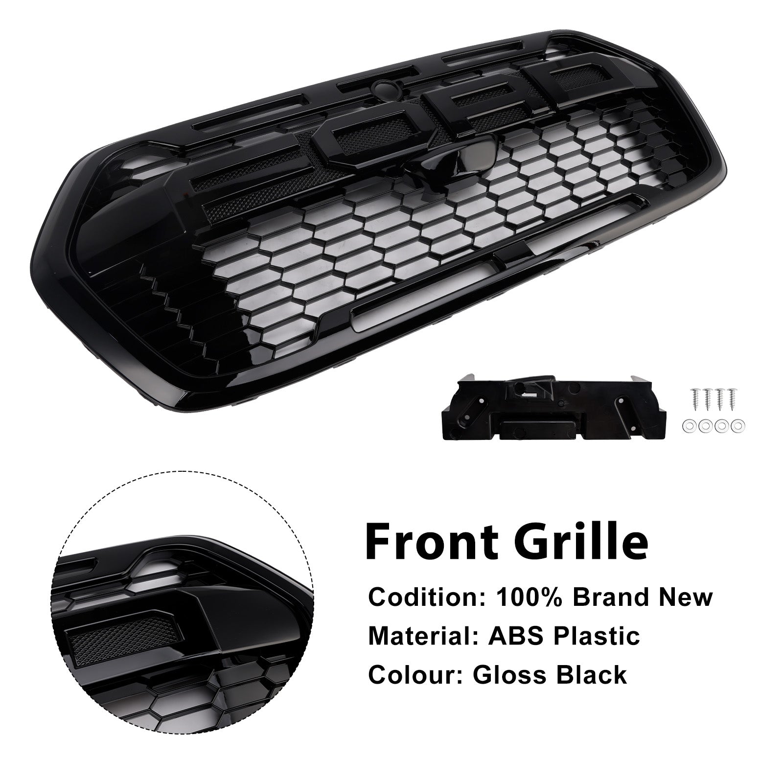 2019-Onwards Ford Transit MK8 Trail Raptor Style Front Bumper Grille 2467809