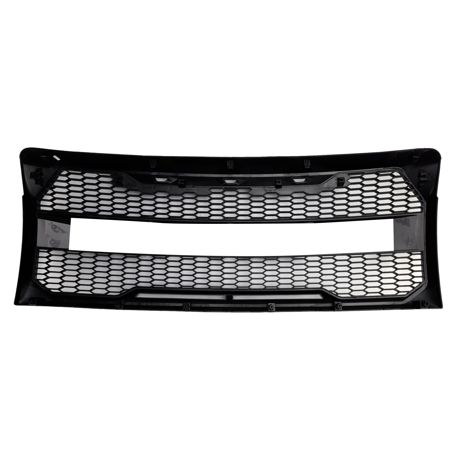 Gloss Black Raptor Style Front Bumper Grille Grill Fit Ford F150 2009-2014