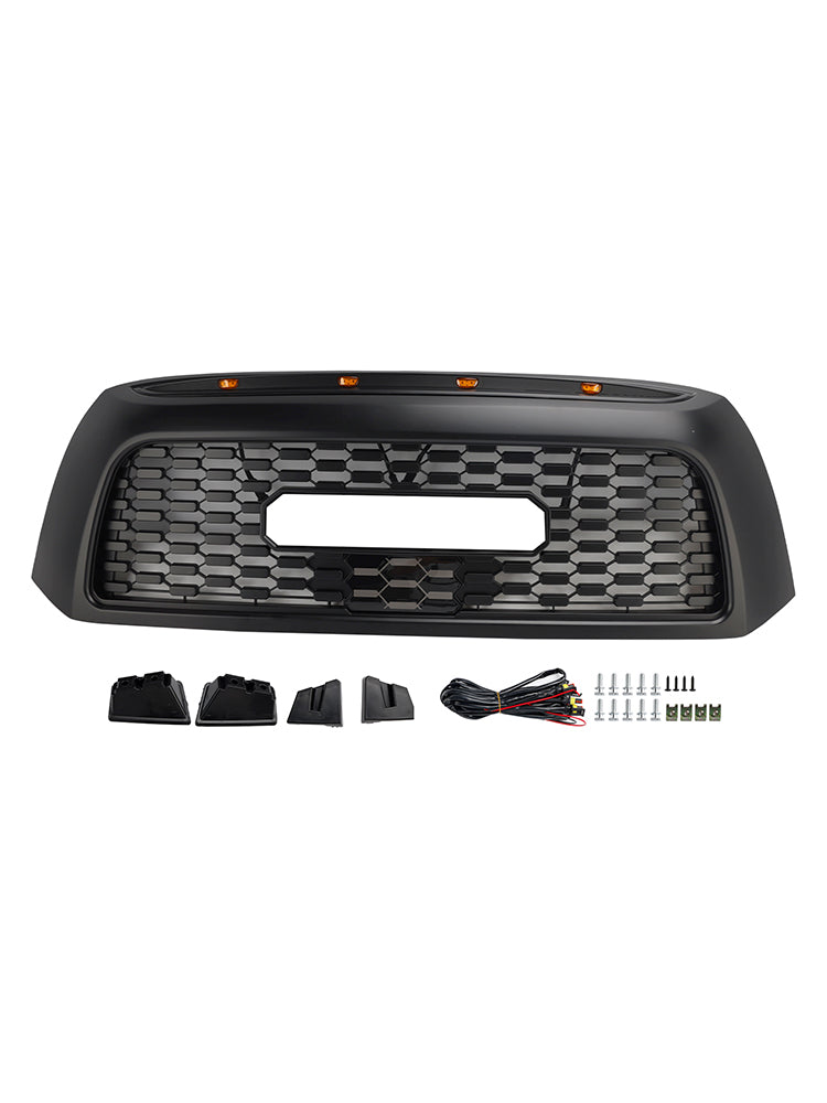 2006-2009 Toyota Tundra TRD PRO Honeycomb Front Bumper Grill Grille Black