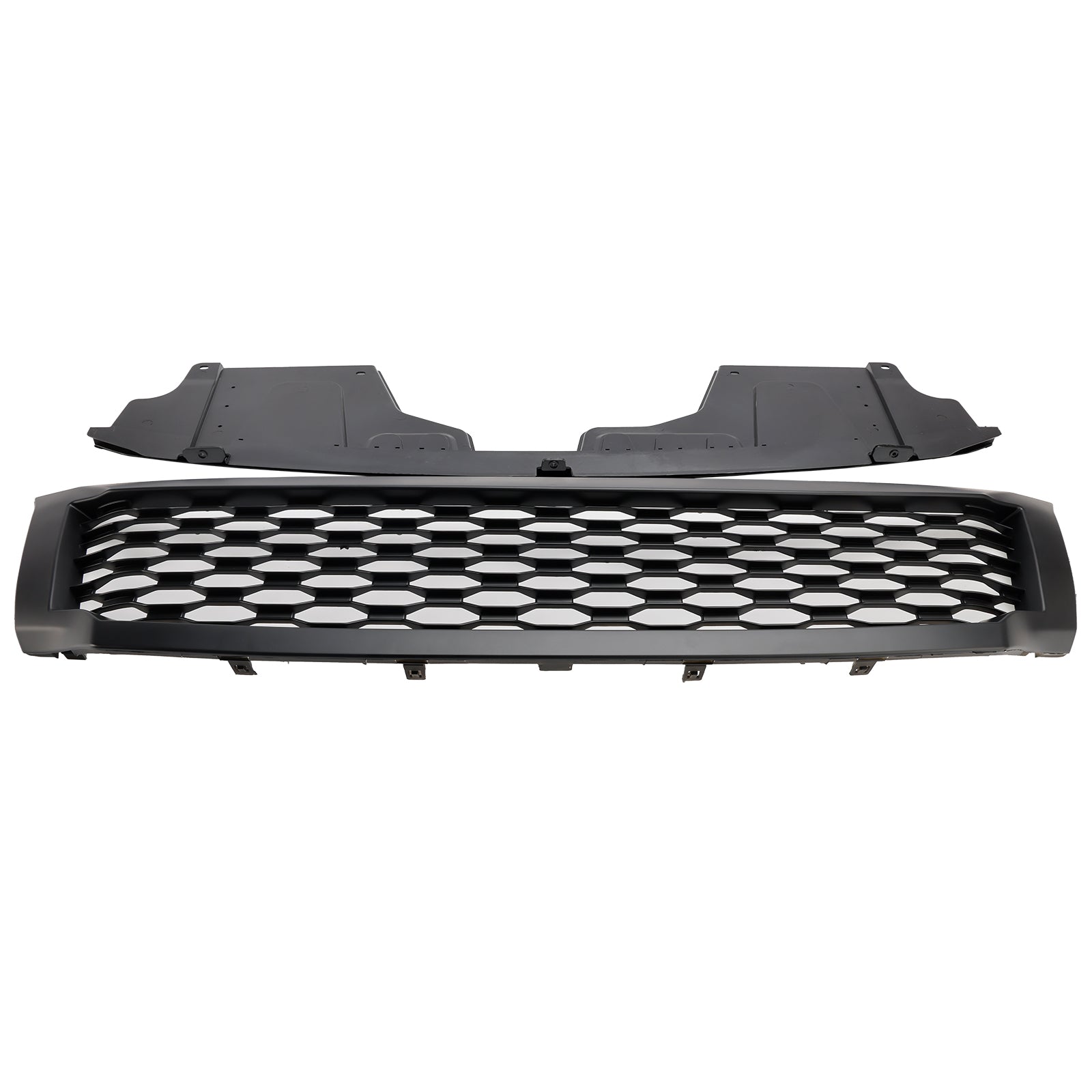 Nissan Navara NP300 D23 Black Mesh Grill 2015-2020 Upper Bumper Front Grille