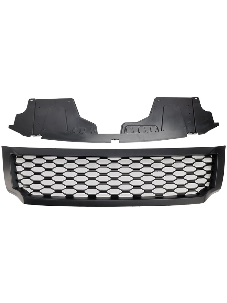 Nissan Navara NP300 D23 Black Mesh Grill 2015-2020 Upper Bumper Front Grille