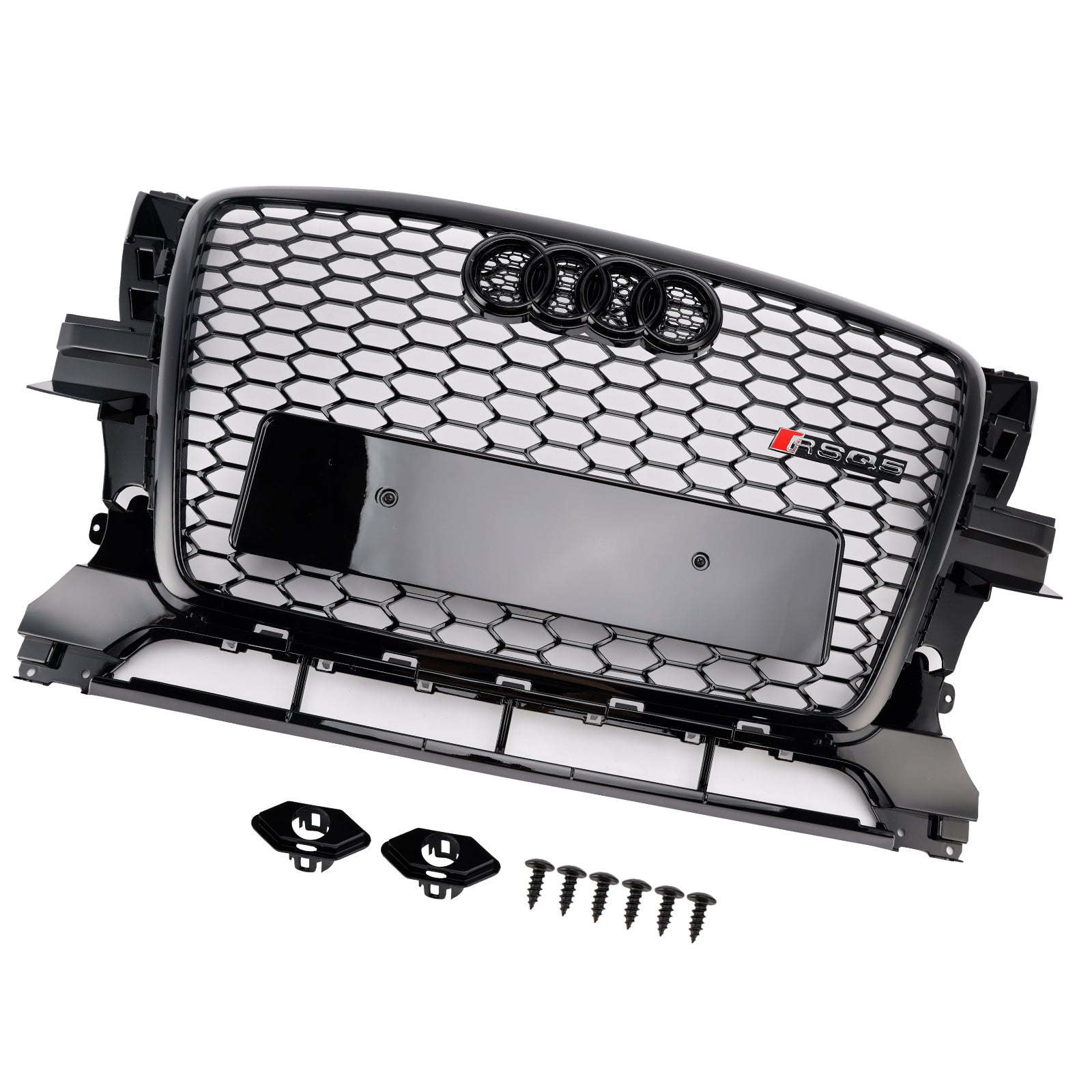 2009-2012 Audi Q5 Gloss Black Front Bumper Grill Grille 8R0853651B
