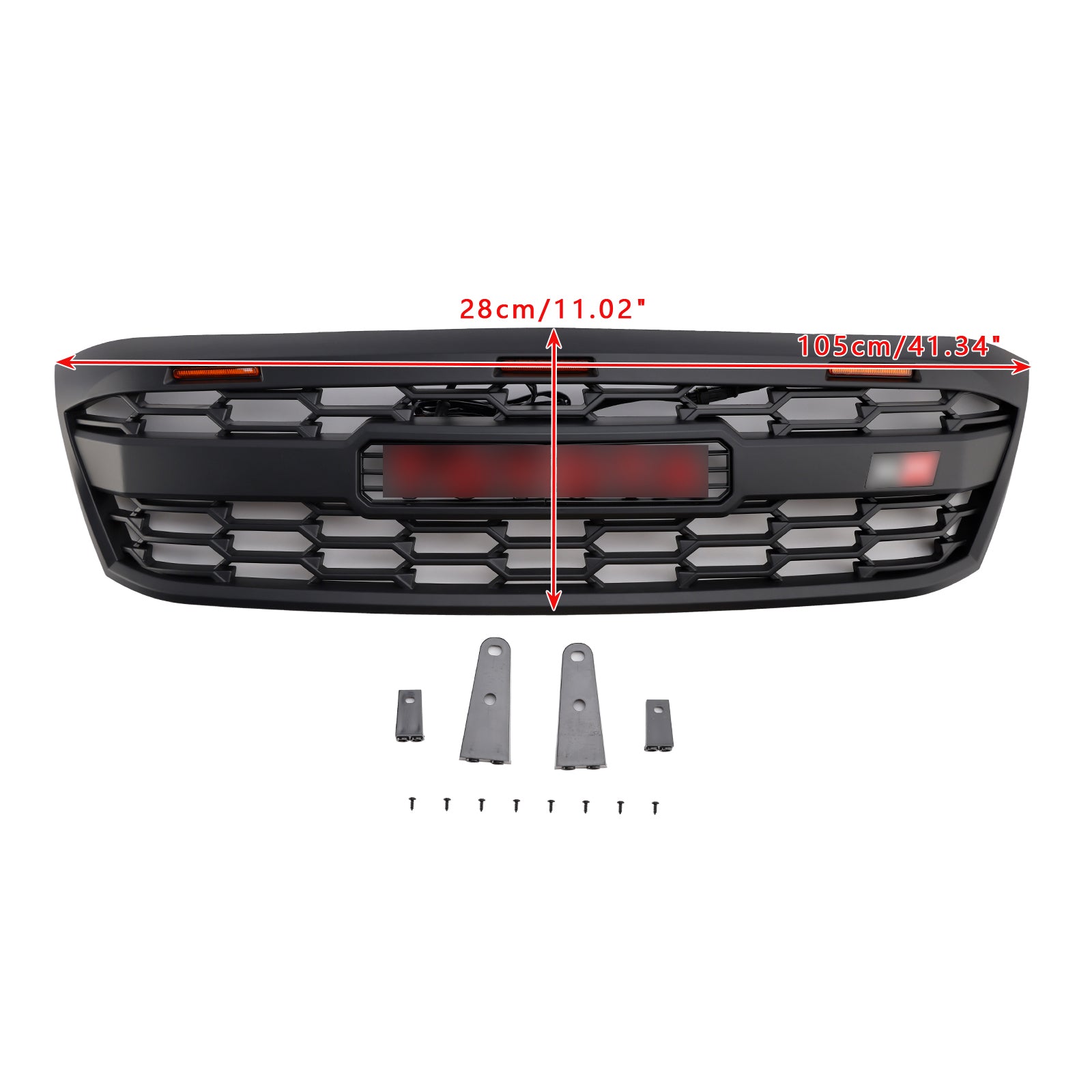2005-2011 Toyota Hilux N70 Pre-Facelift with LED GR Style Front Bumper Grill Grille