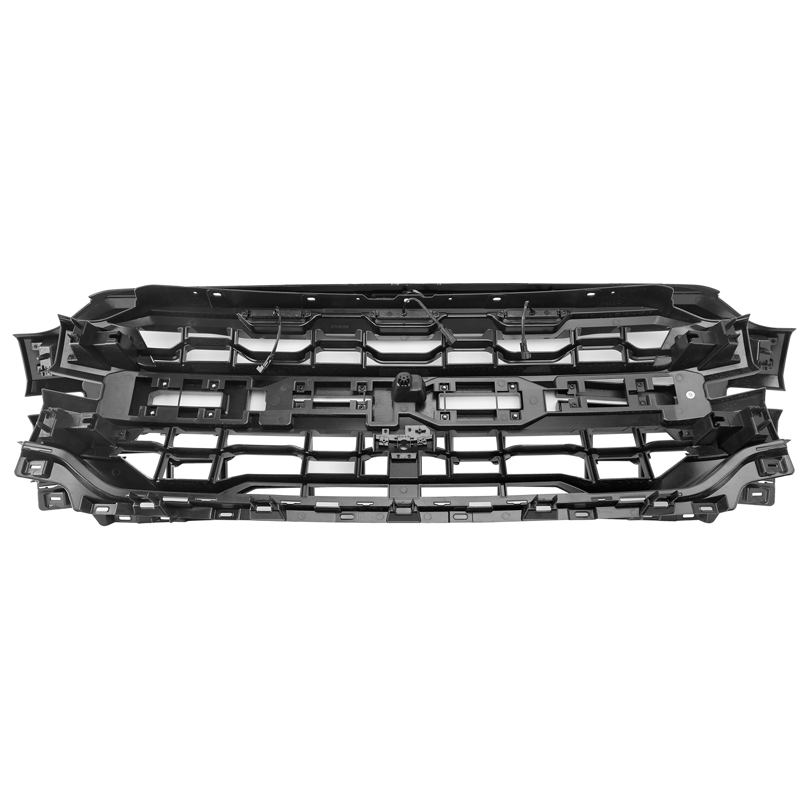 2024 2025 Ford F150 Black Grille Front Bumper Raptor Style Grill W/ LED Light & Letter